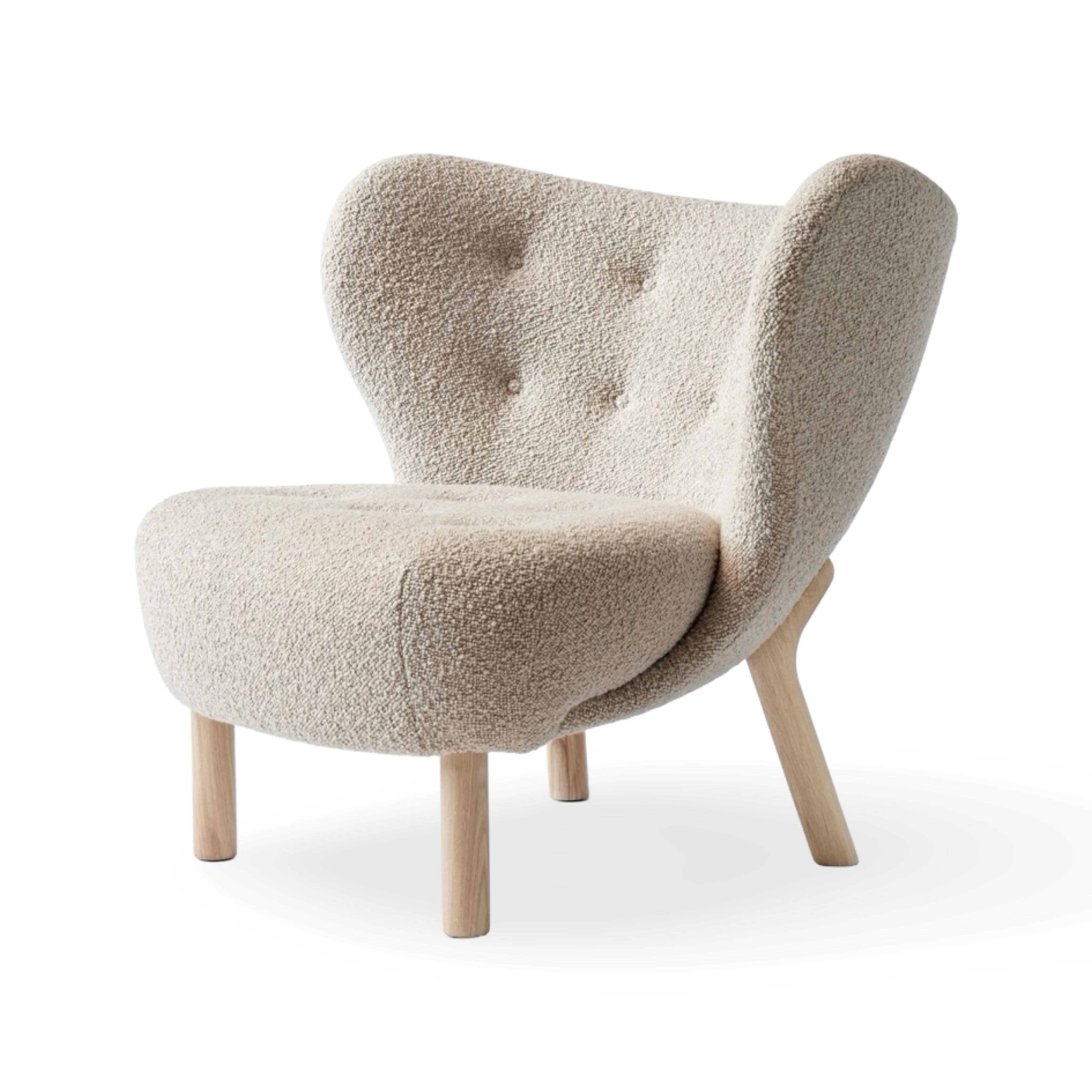 &Tradition Little Petra Lounge Chair - Upholstery (VB1) - Image 2