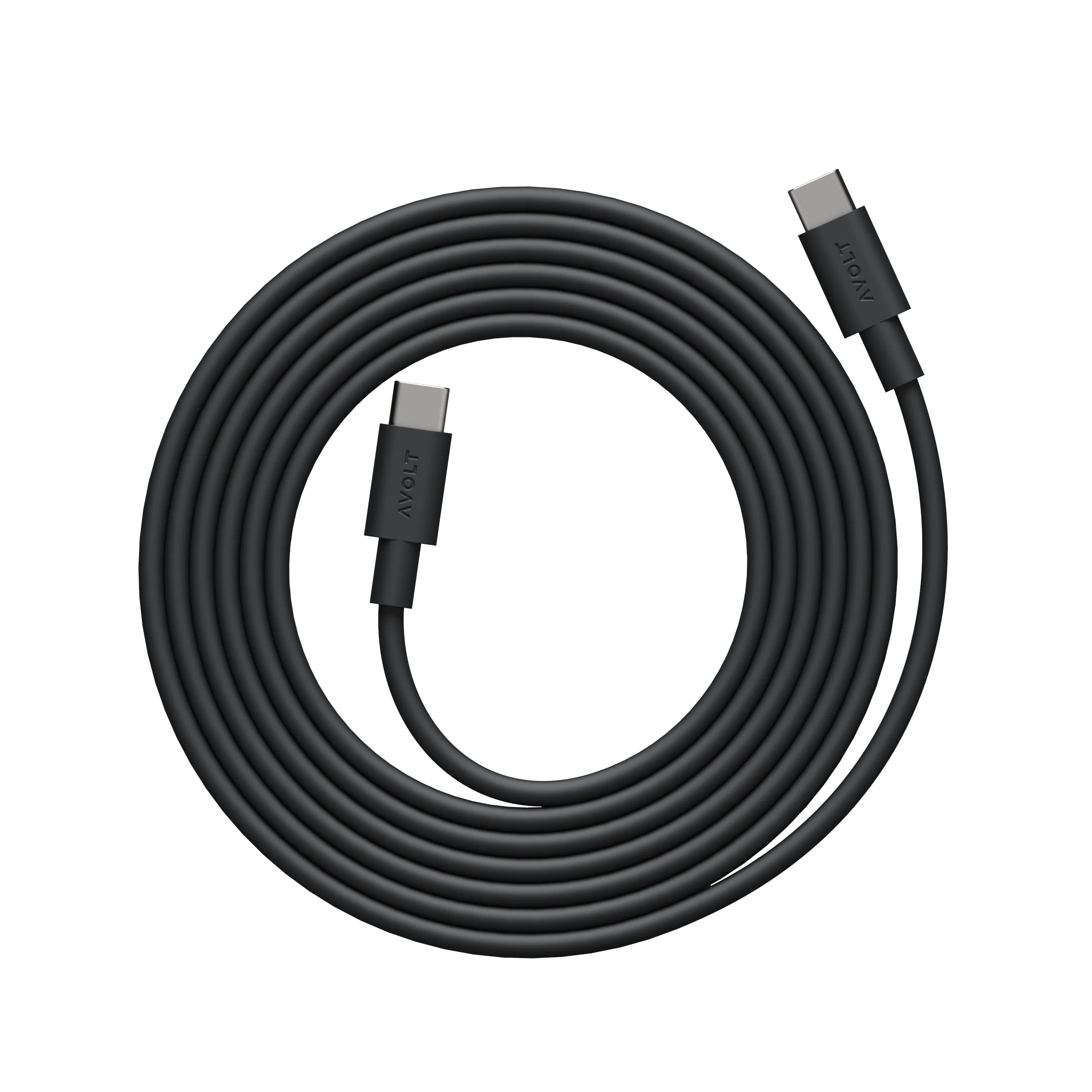 AVOLT Cable 1 USB-C to USB-C Cable - Stockholm Black