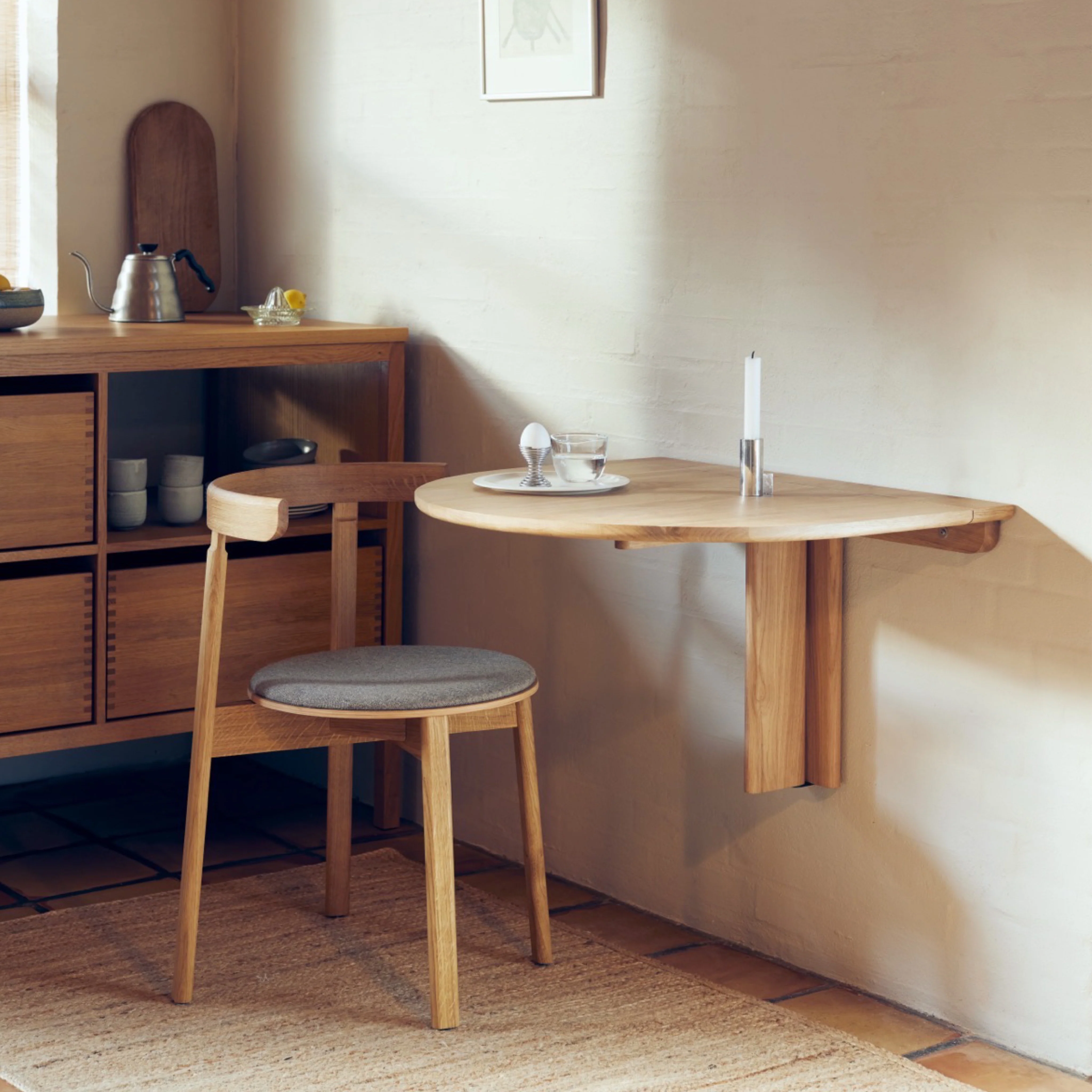 Form & Refine Trefoil Folding Wall Table - Image 4
