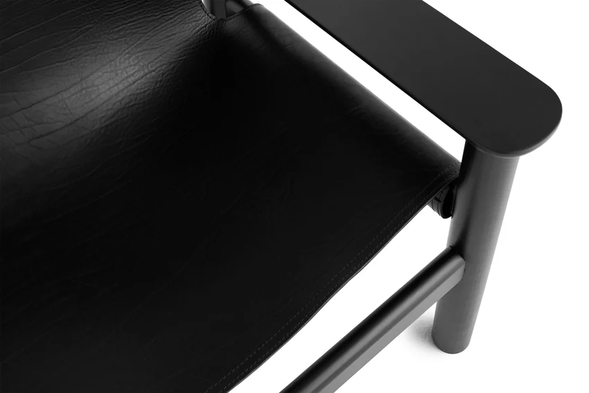 HAY Bernard Lounge Chair - Leather - Image 4
