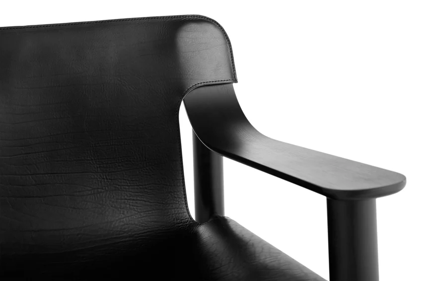HAY Bernard Lounge Chair - Leather - Image 6
