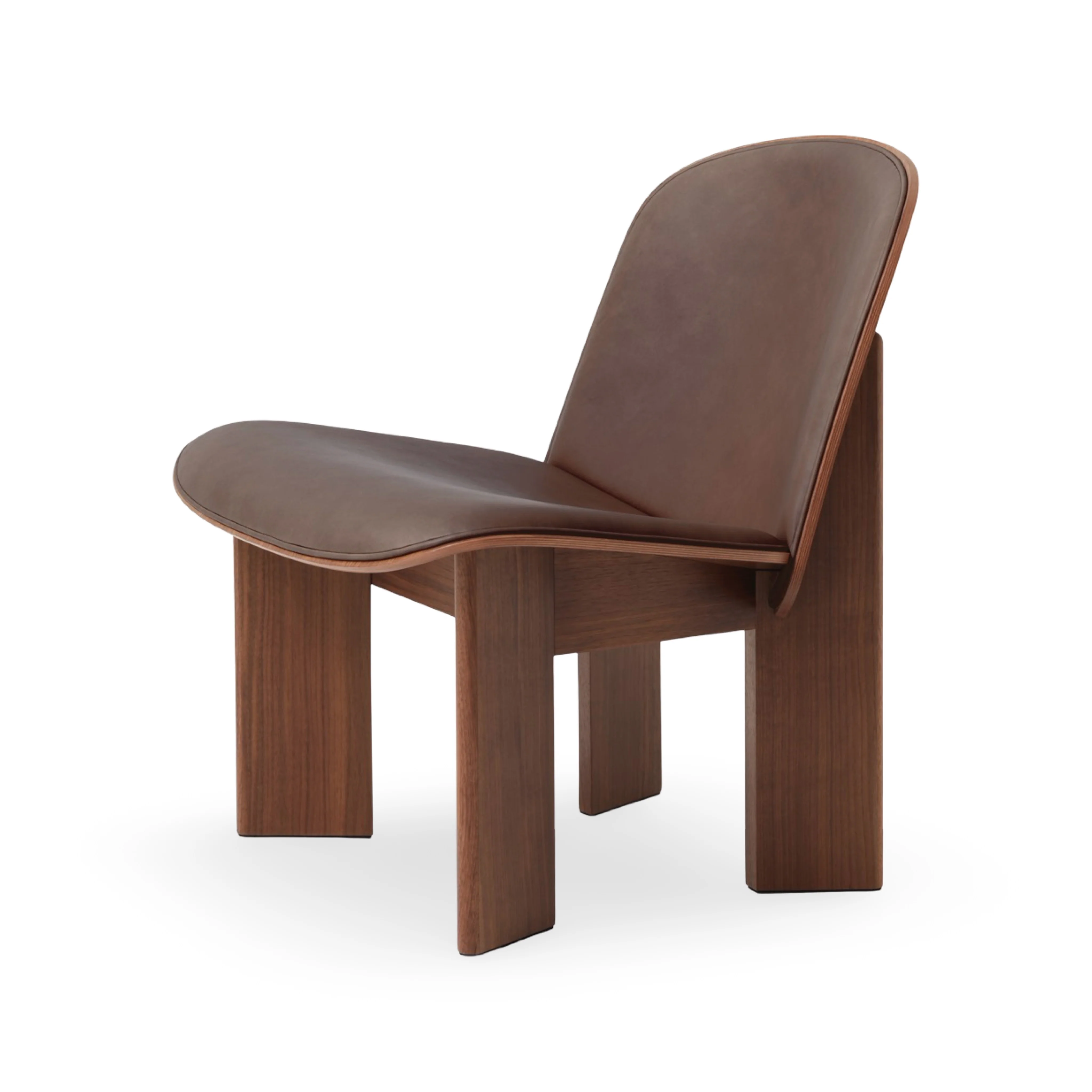 HAY Chisel Lounge Chair - Leather - Image 3