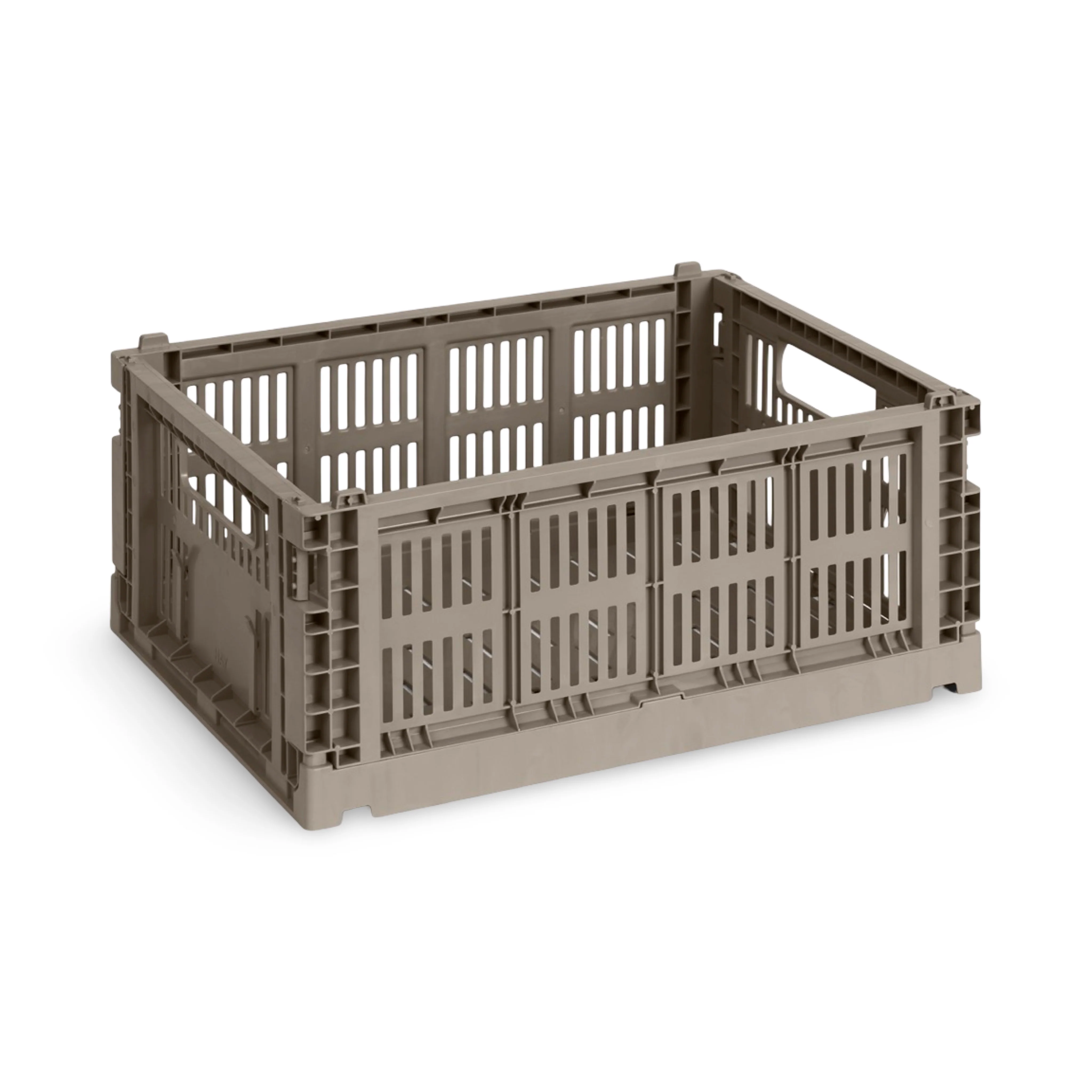 HAY Colour Crate - Medium - Warm Grey