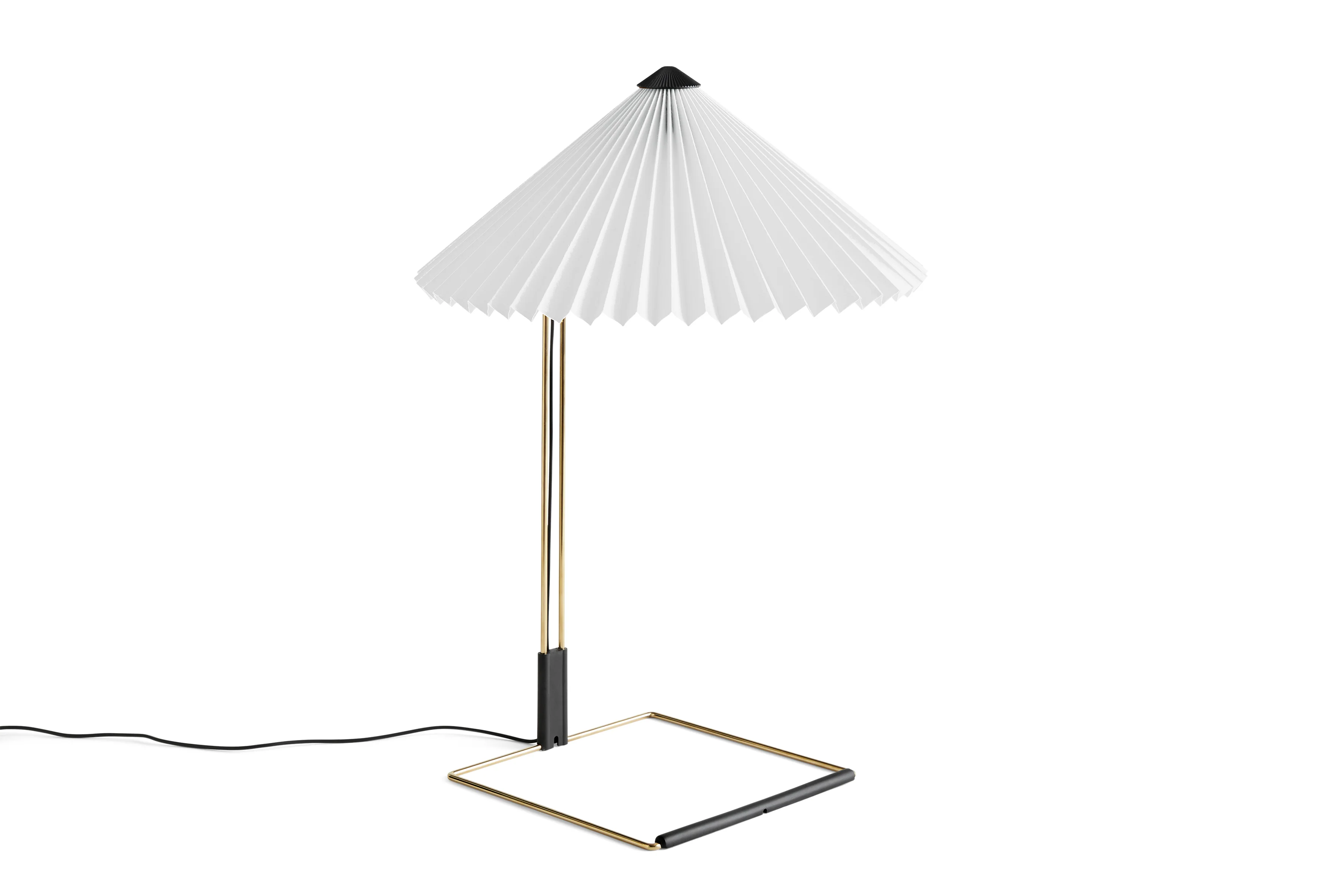HAY Matin Table Lamp - Polished Brass Base - Image 15