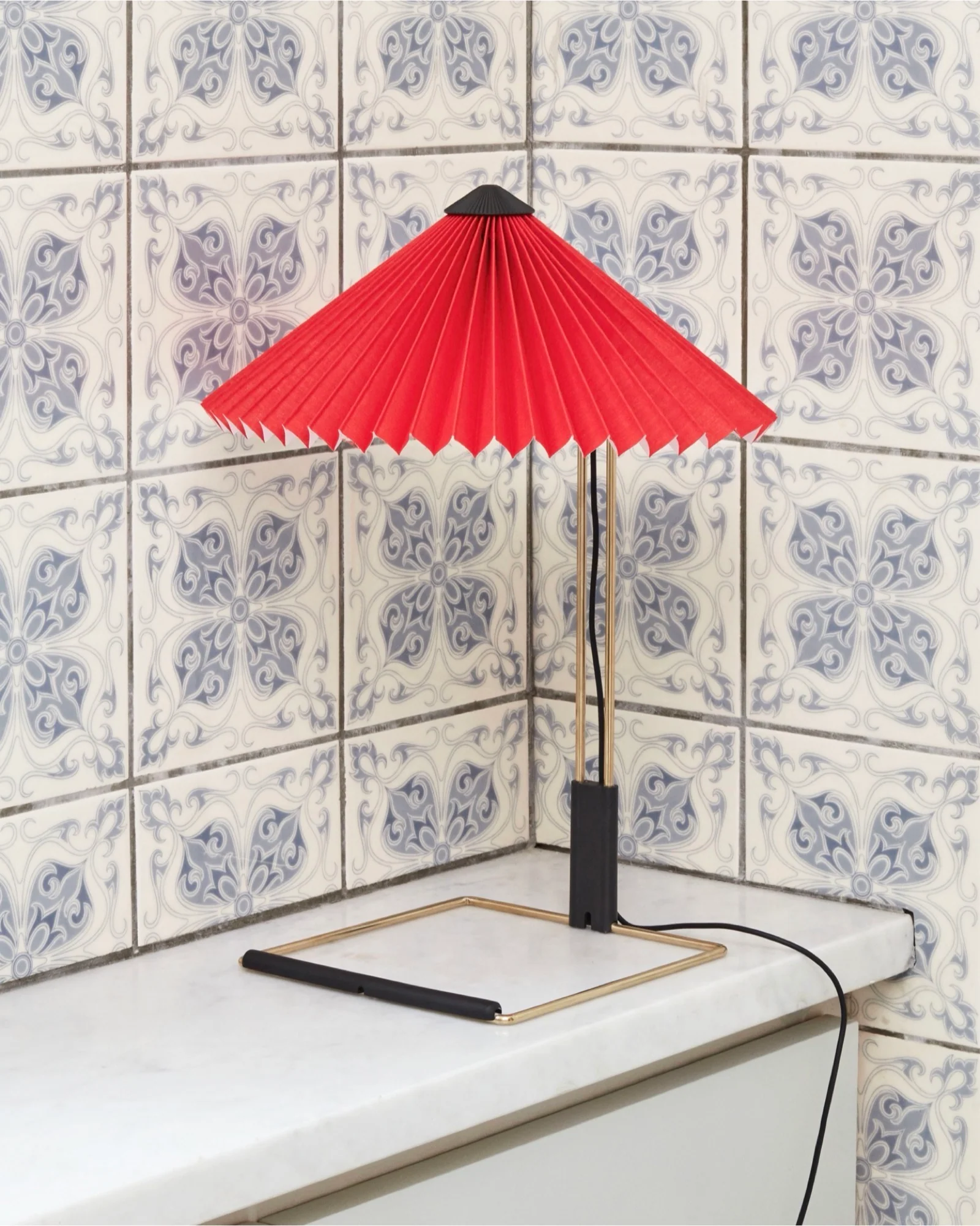 HAY Matin Table Lamp - Polished Brass Base - Image 7