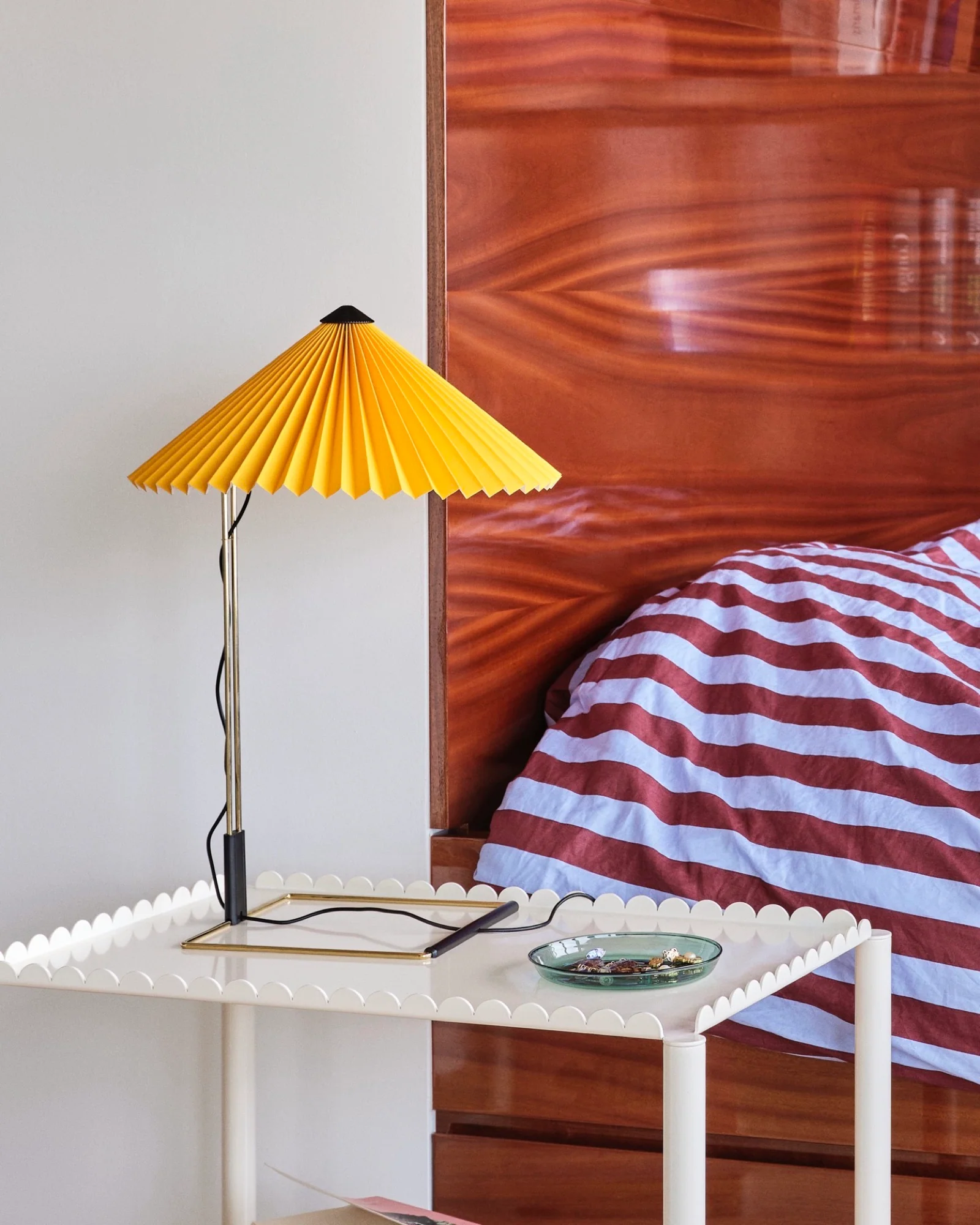 HAY Matin Table Lamp - Polished Brass Base - Image 9