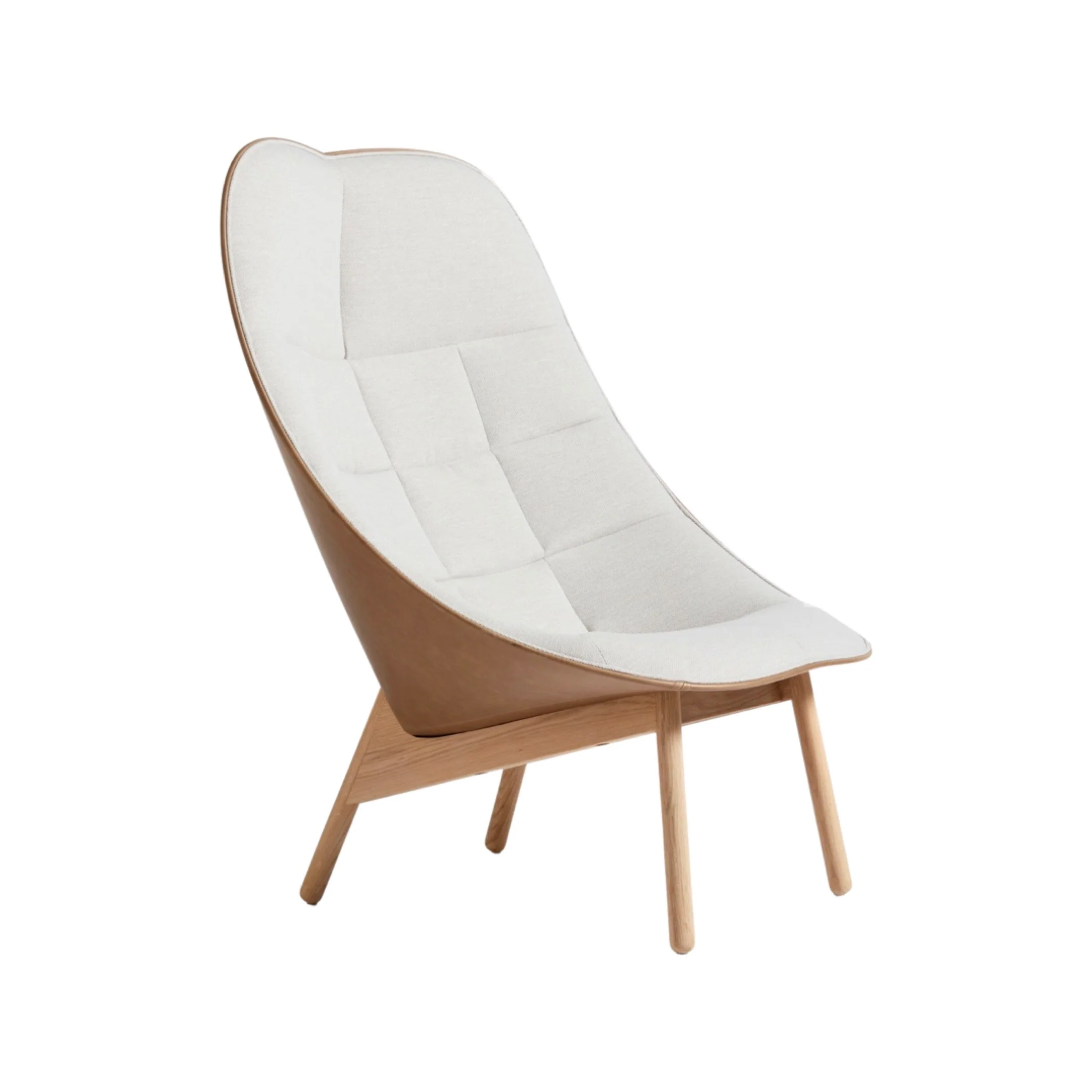 HAY Uchiwa Quilted Lounge Chair - Image 9