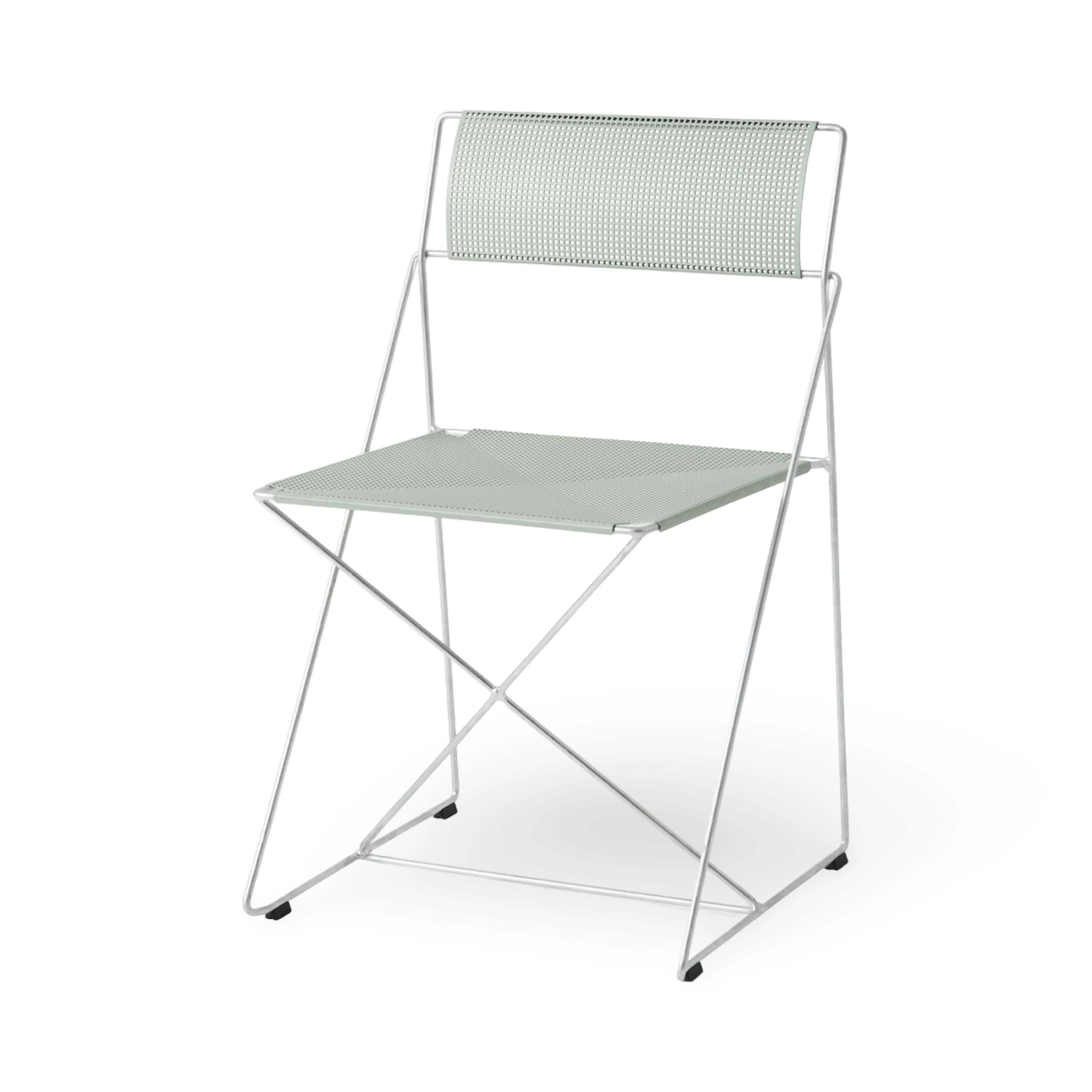 HAY X-Line Chair - Galvanised - Image 4