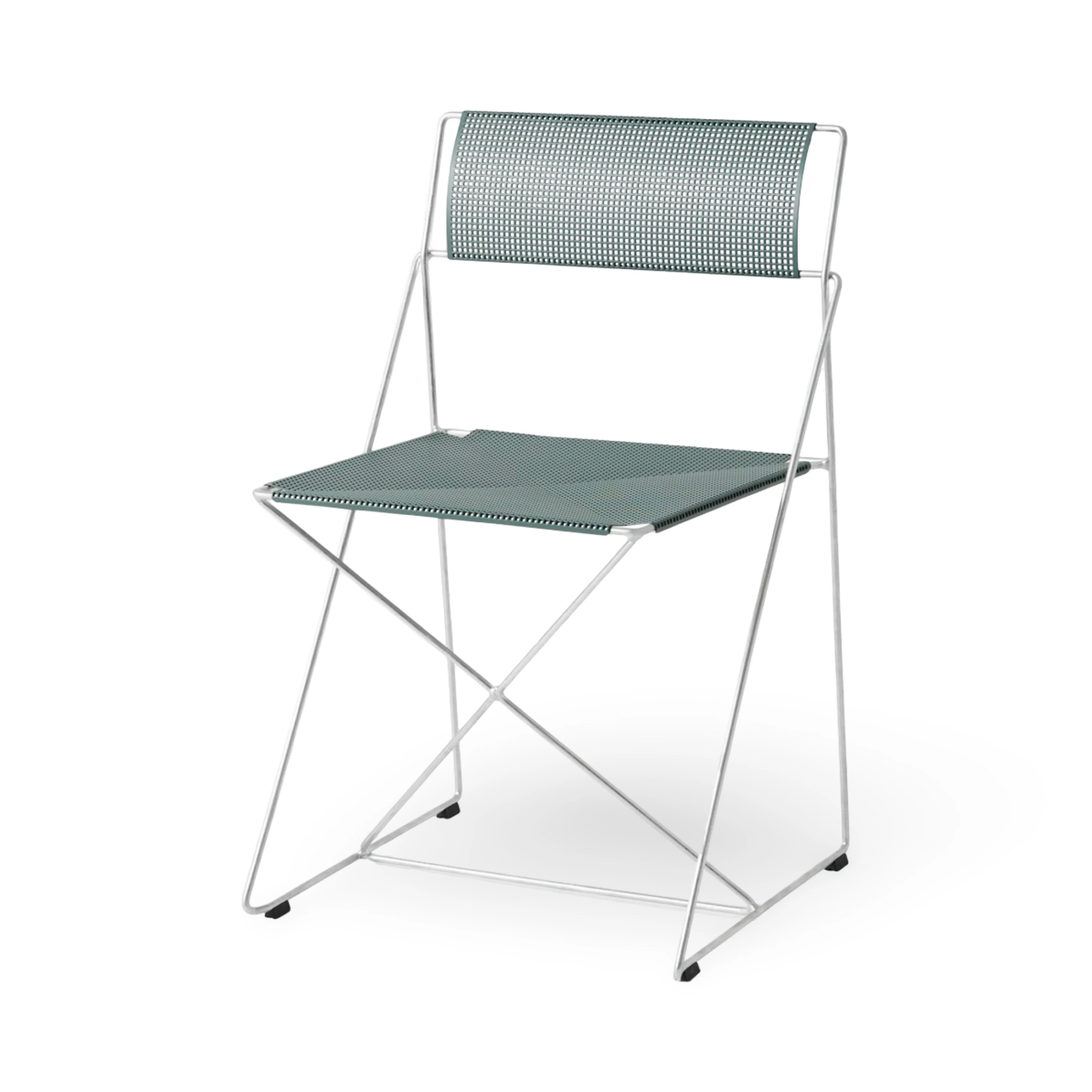 HAY X-Line Chair - Galvanised - Image 8