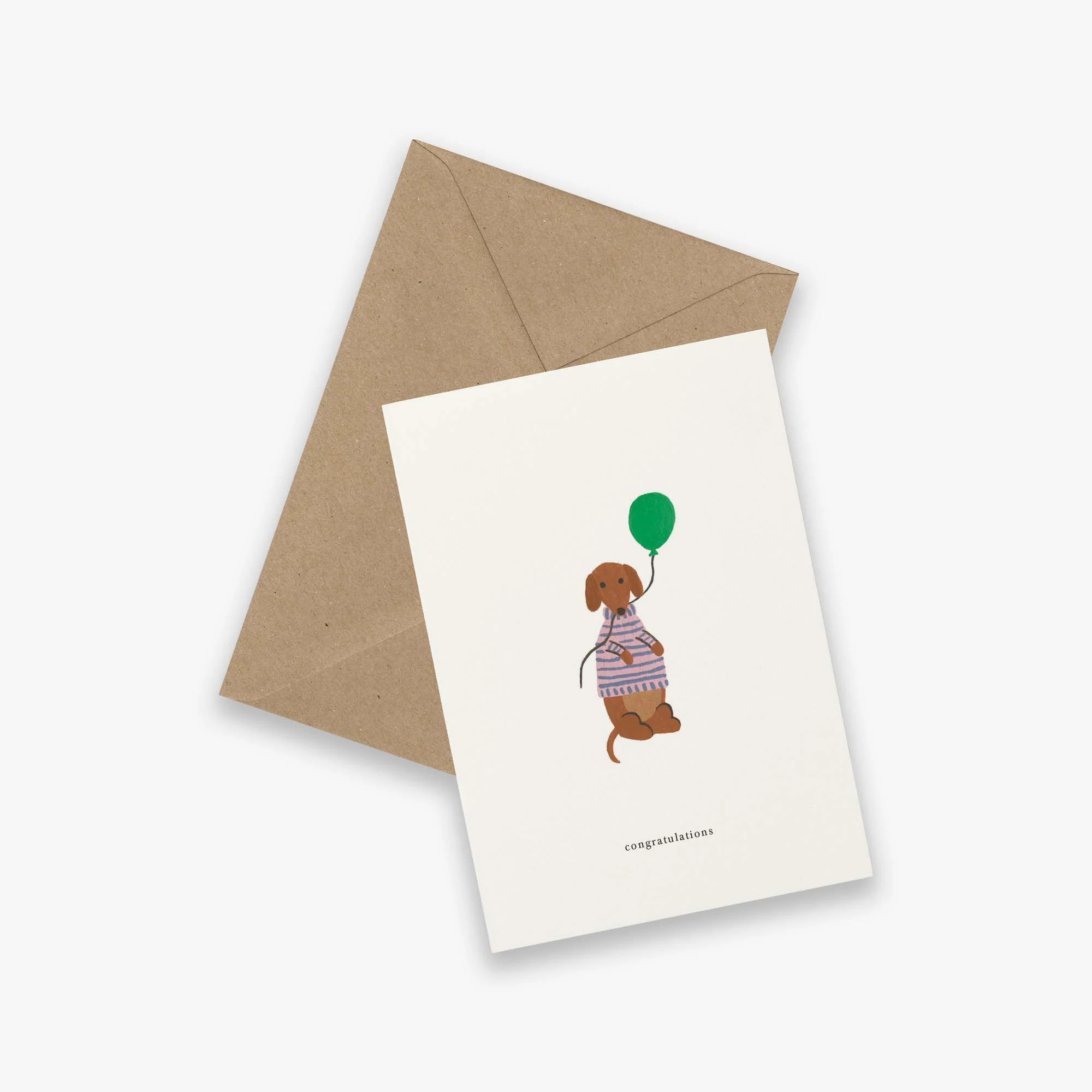 Kartotek Greeting Card - Celebration Dog (Congratulations)