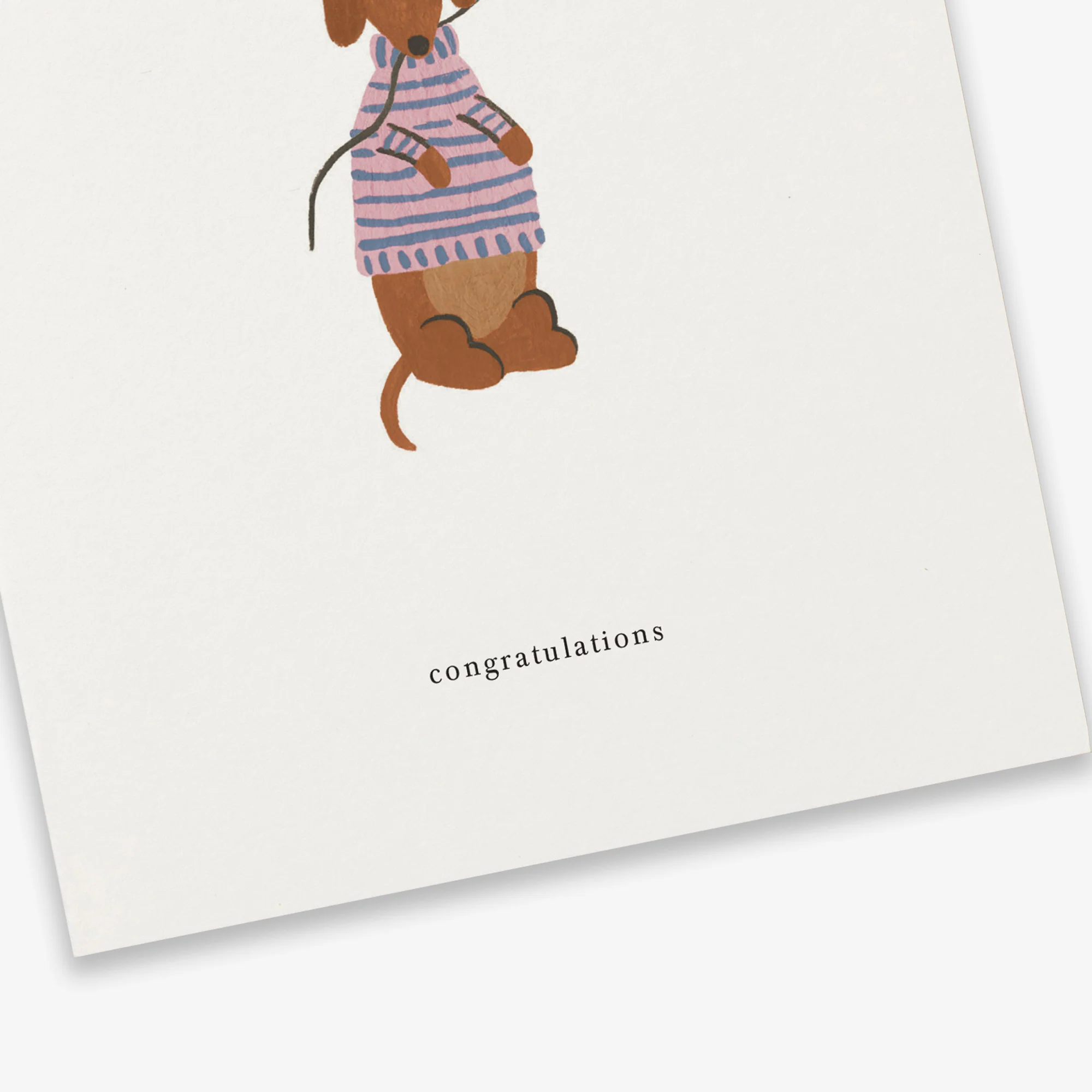 Kartotek Greeting Card - Celebration Dog (Congratulations) - Image 2