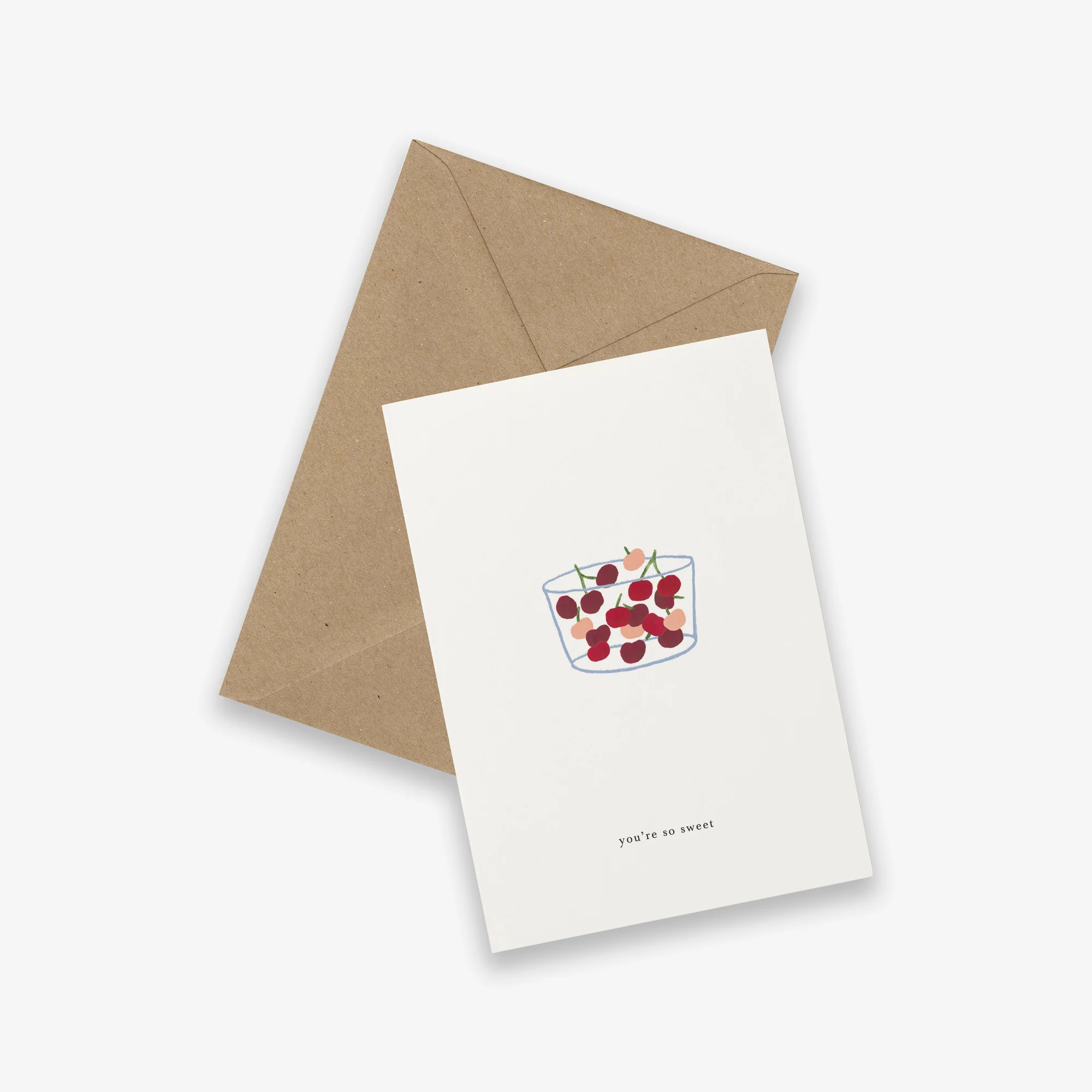 Kartotek Greeting Card - Cherries (You’re So Sweet)