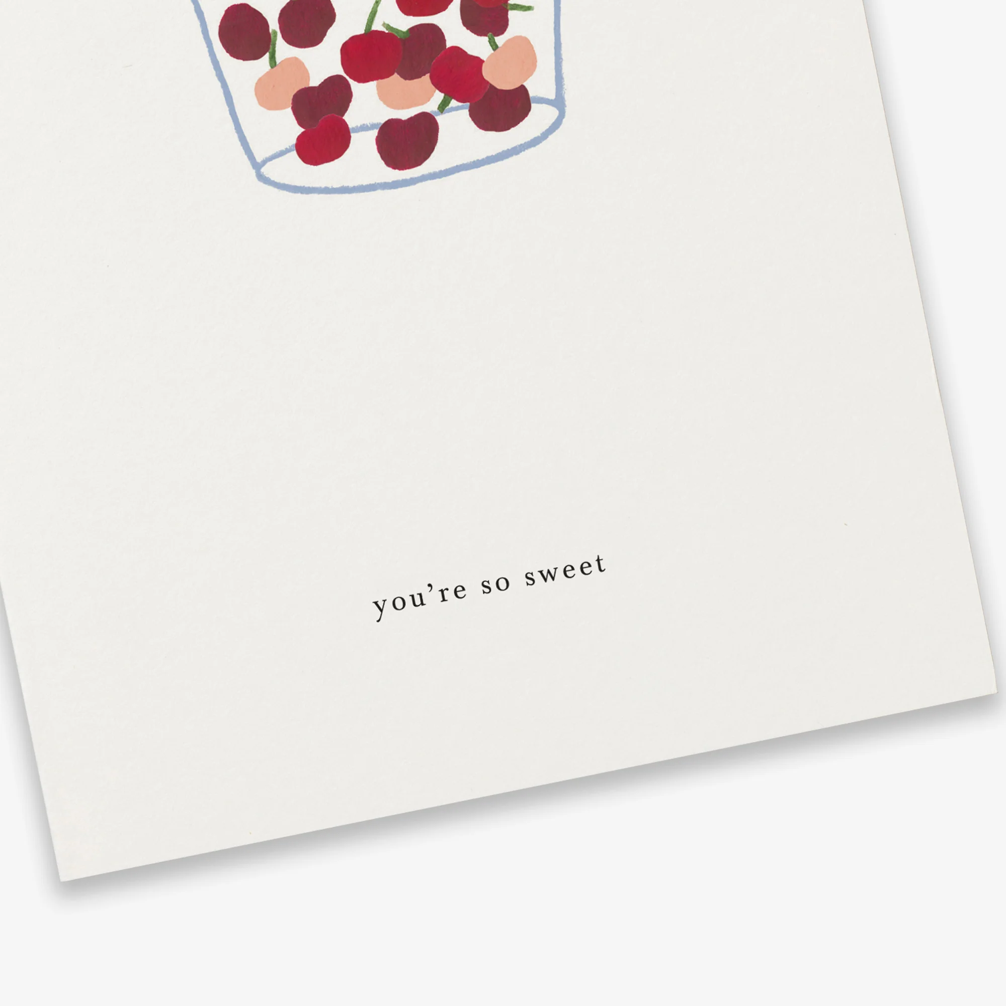 Kartotek Greeting Card - Cherries (You’re So Sweet) - Image 2