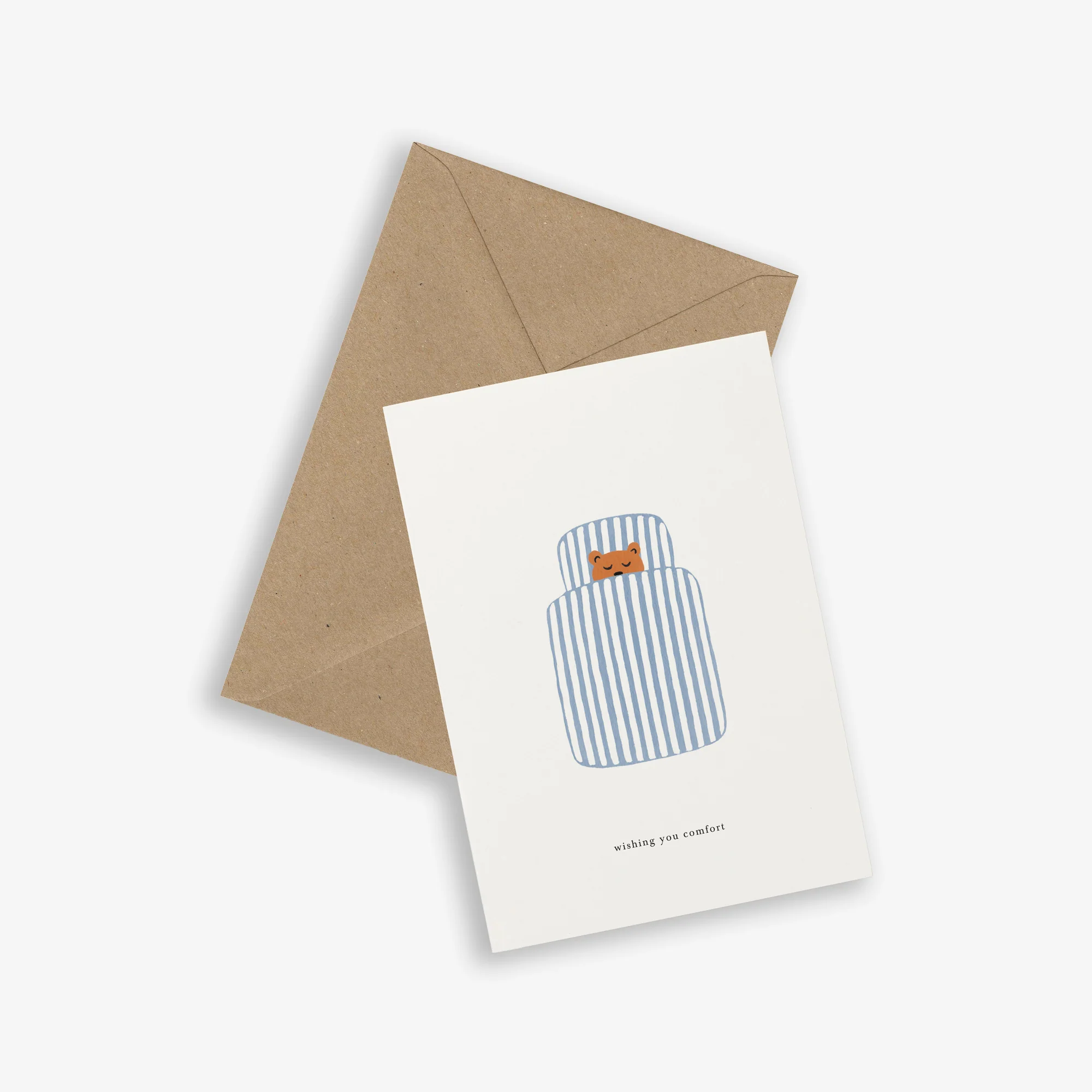 Kartotek Greeting Card - Duvet (Wishing You Comfort)