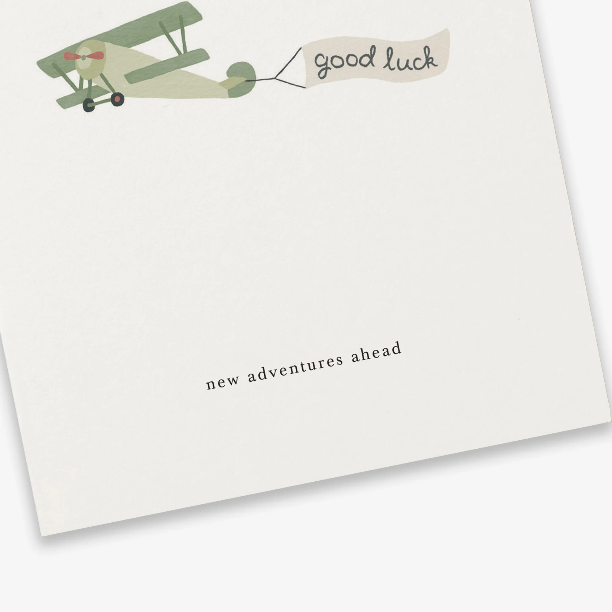 Kartotek Greeting Card - Plane (New Adventures Ahead) - Image 2