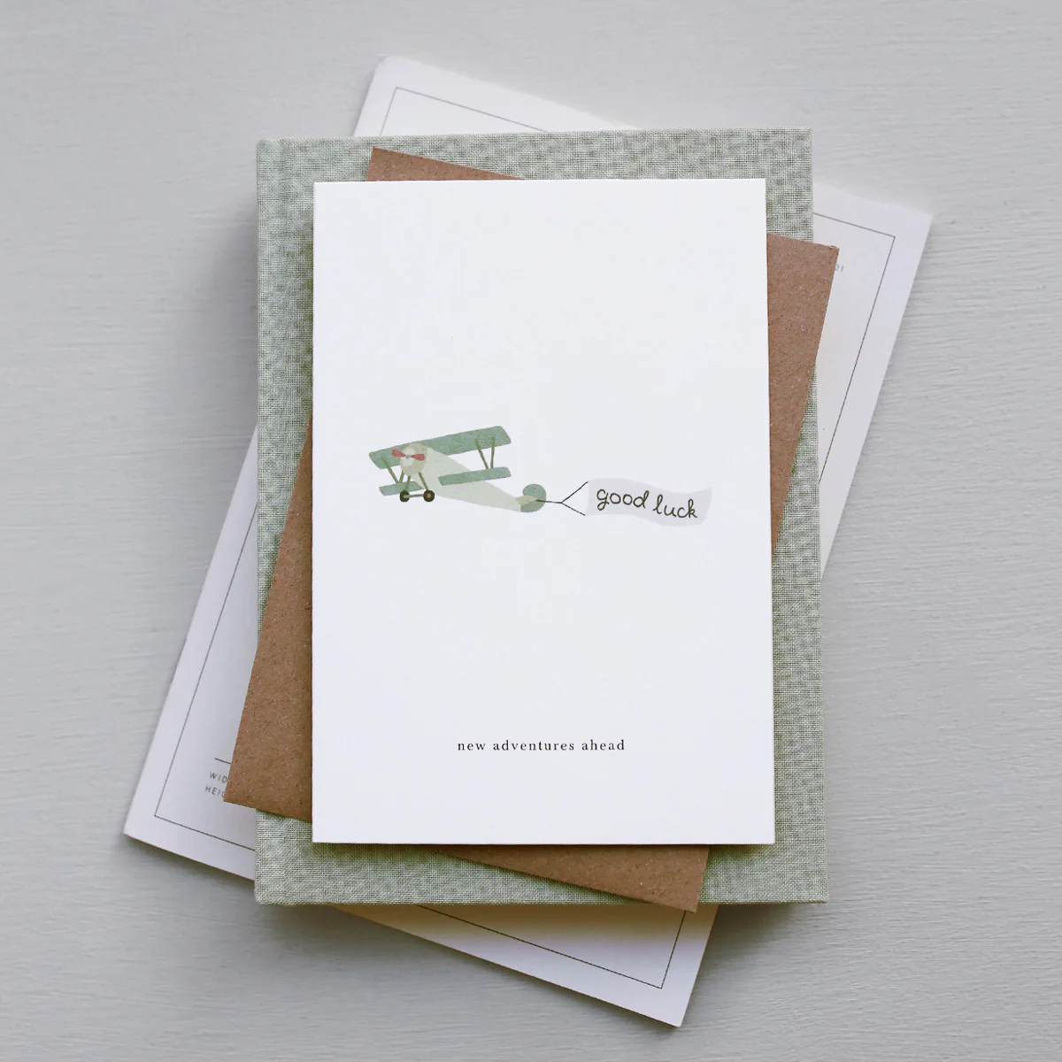 Kartotek Greeting Card - Plane (New Adventures Ahead) - Image 3