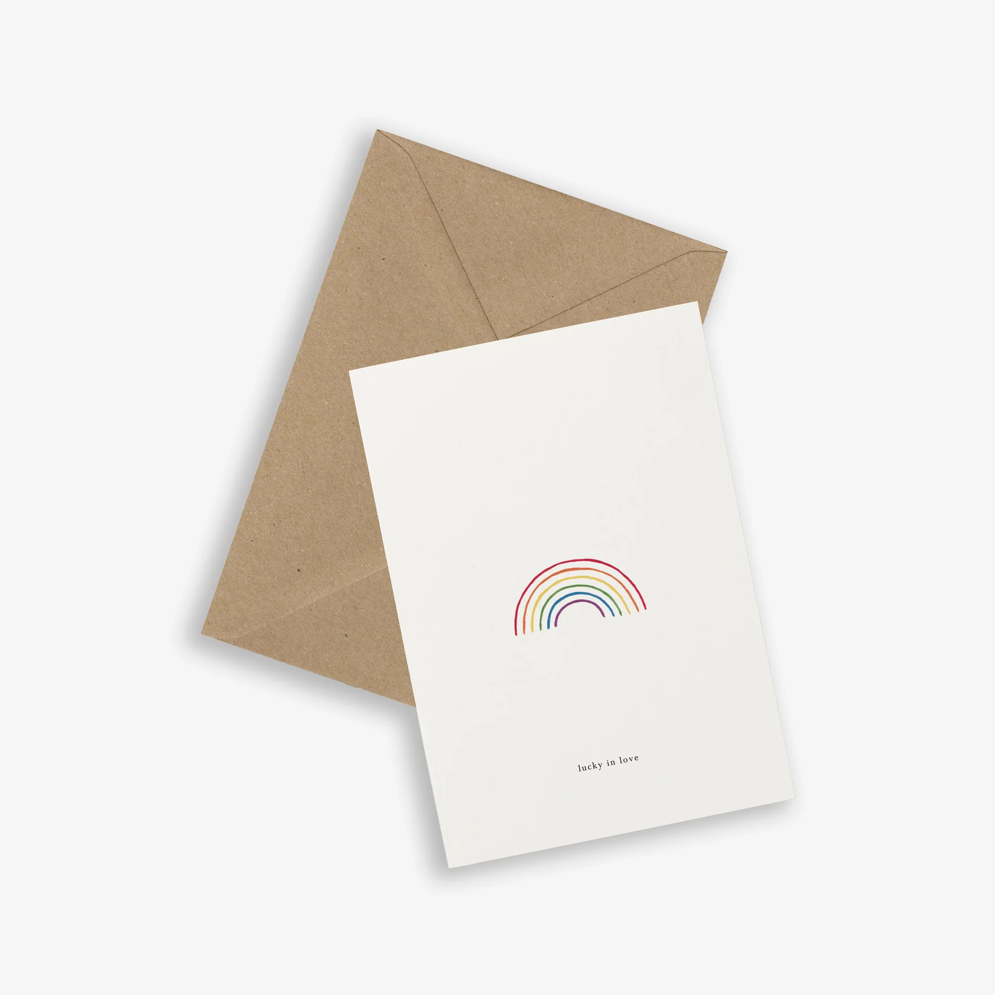 Kartotek Greeting Card - Rainbow (Lucky In Love)