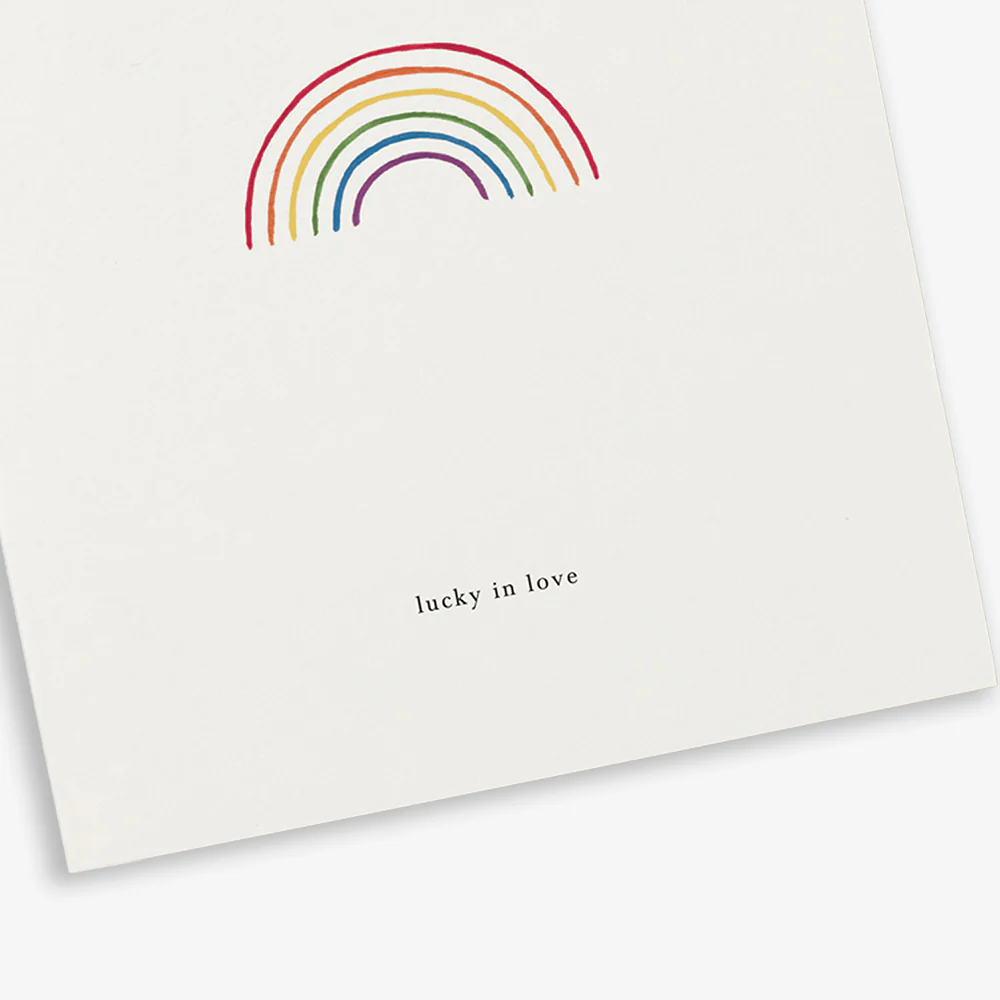 Kartotek Greeting Card - Rainbow (Lucky In Love) - Image 2