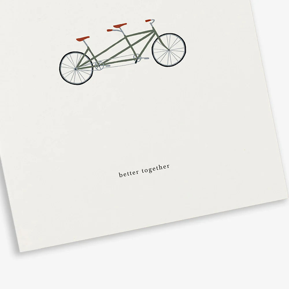 Kartotek Greeting Card - Tandem (Better Together) - Image 2