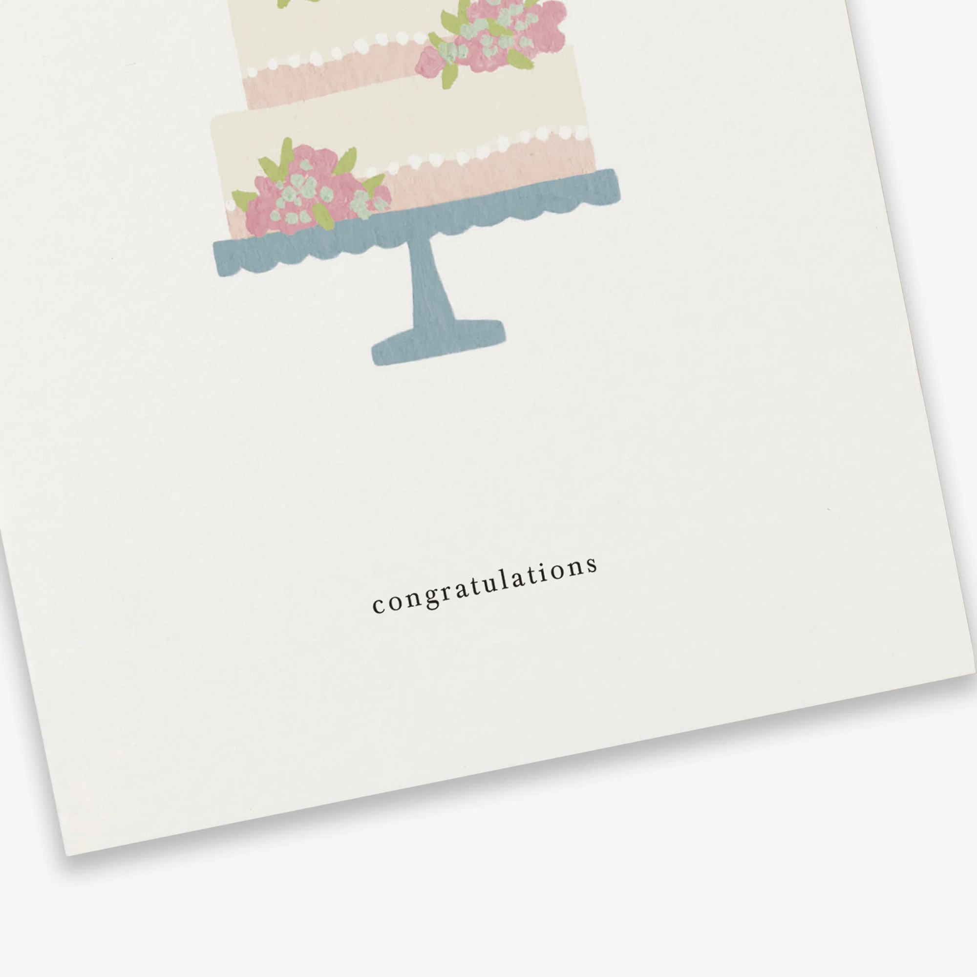 Kartotek Greeting Card - Wedding Cake (Congratulations) - Image 2