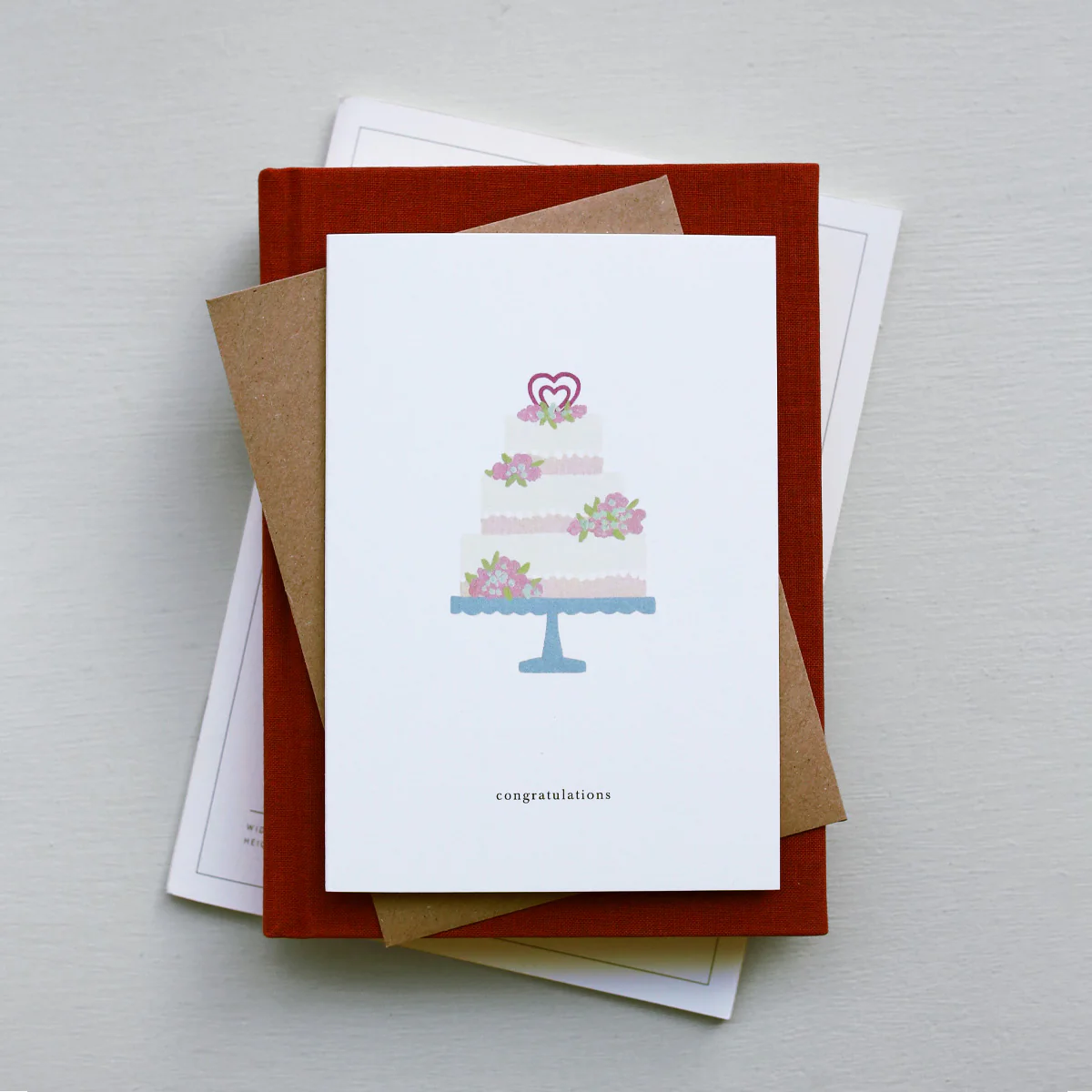 Kartotek Greeting Card - Wedding Cake (Congratulations) - Image 3