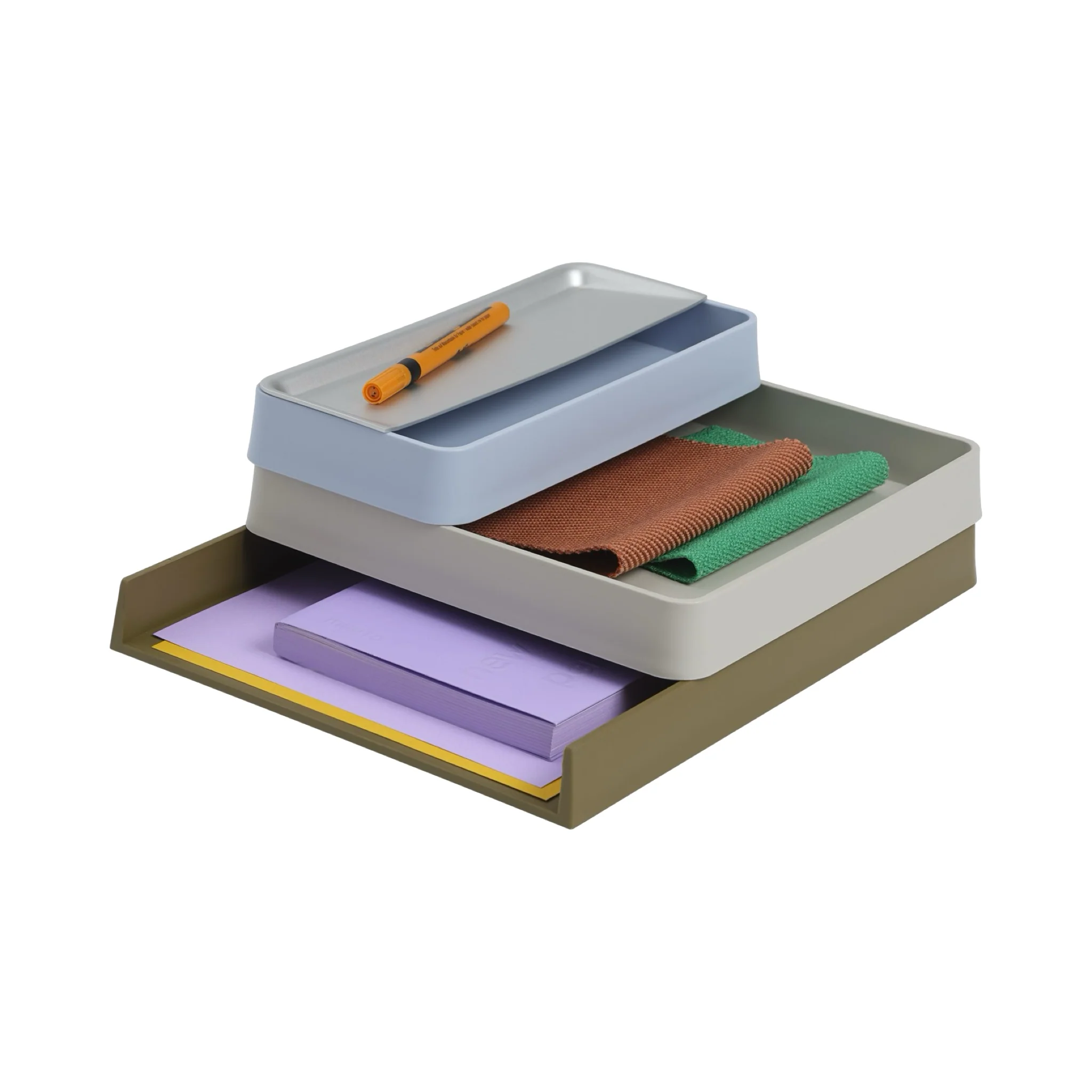 Muuto Arrange Desktop Tray 12 x 25 cm - Grey - Image 2