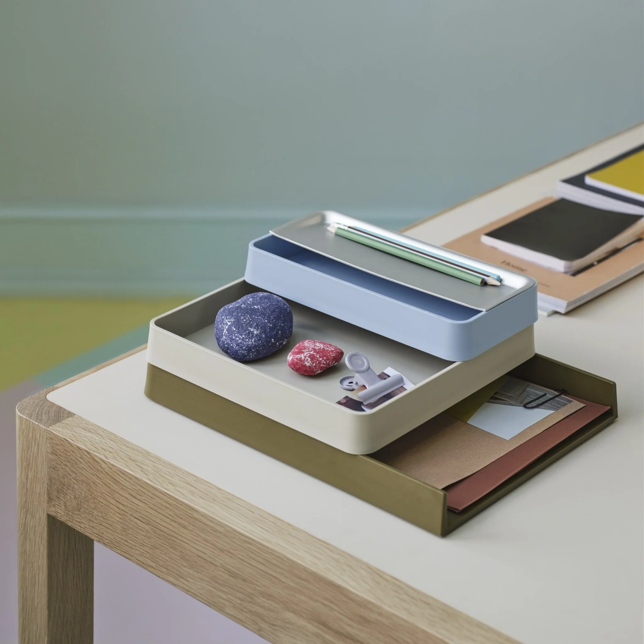 Muuto Arrange Desktop Tray 25 x 25 cm - Grey - Image 5