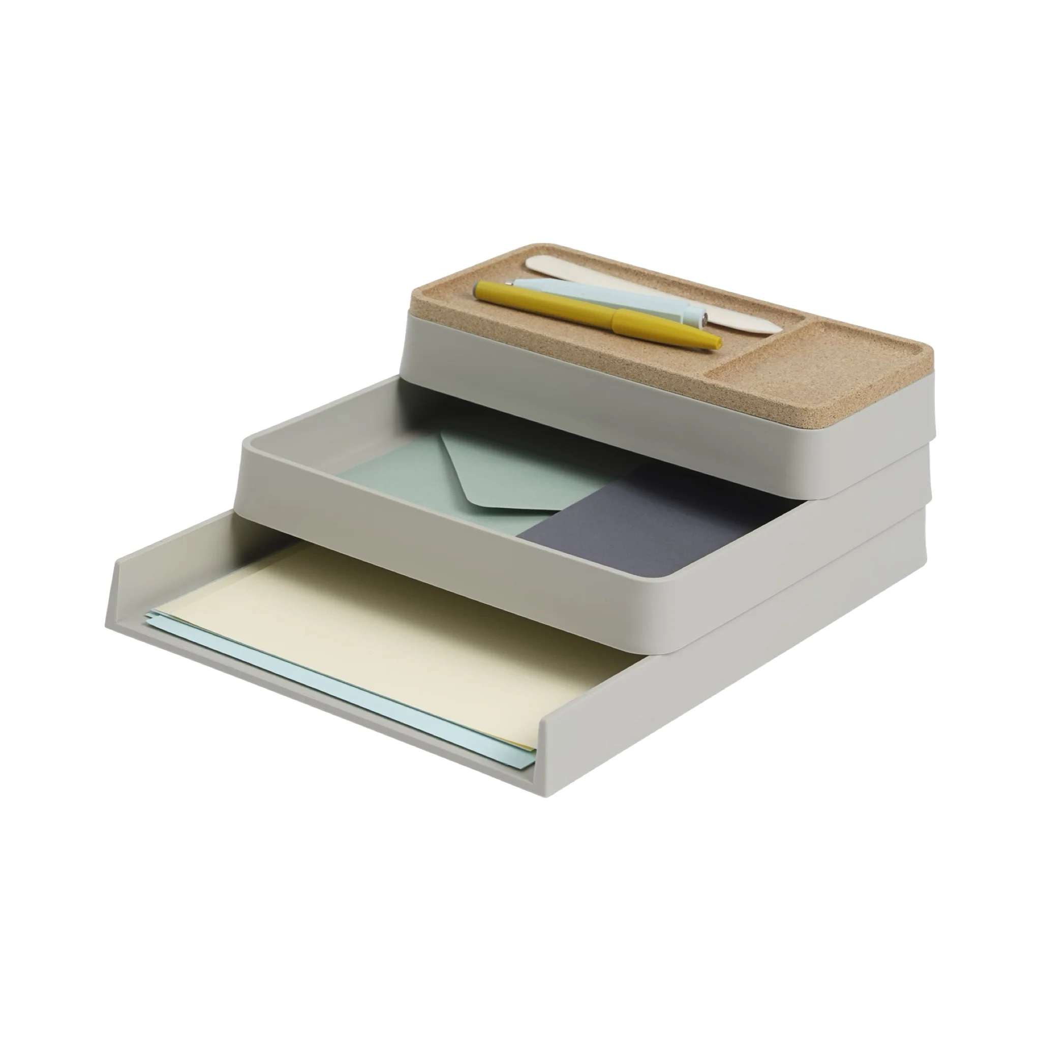Muuto Arrange Desktop Tray 32 x 25 cm - Grey - Image 4
