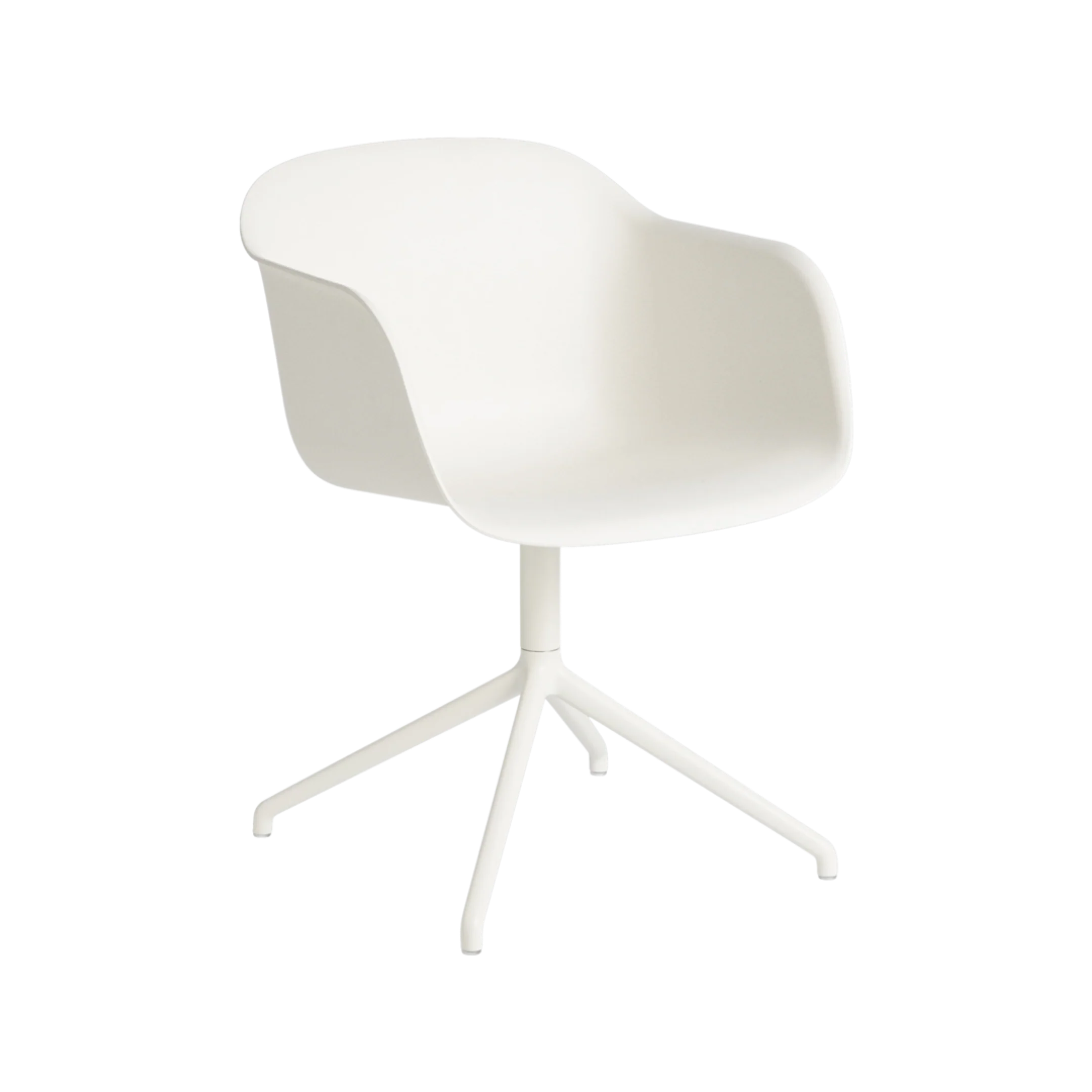 Muuto Fiber Armchair - Swivel Base - Recycled Plastic - Image 3