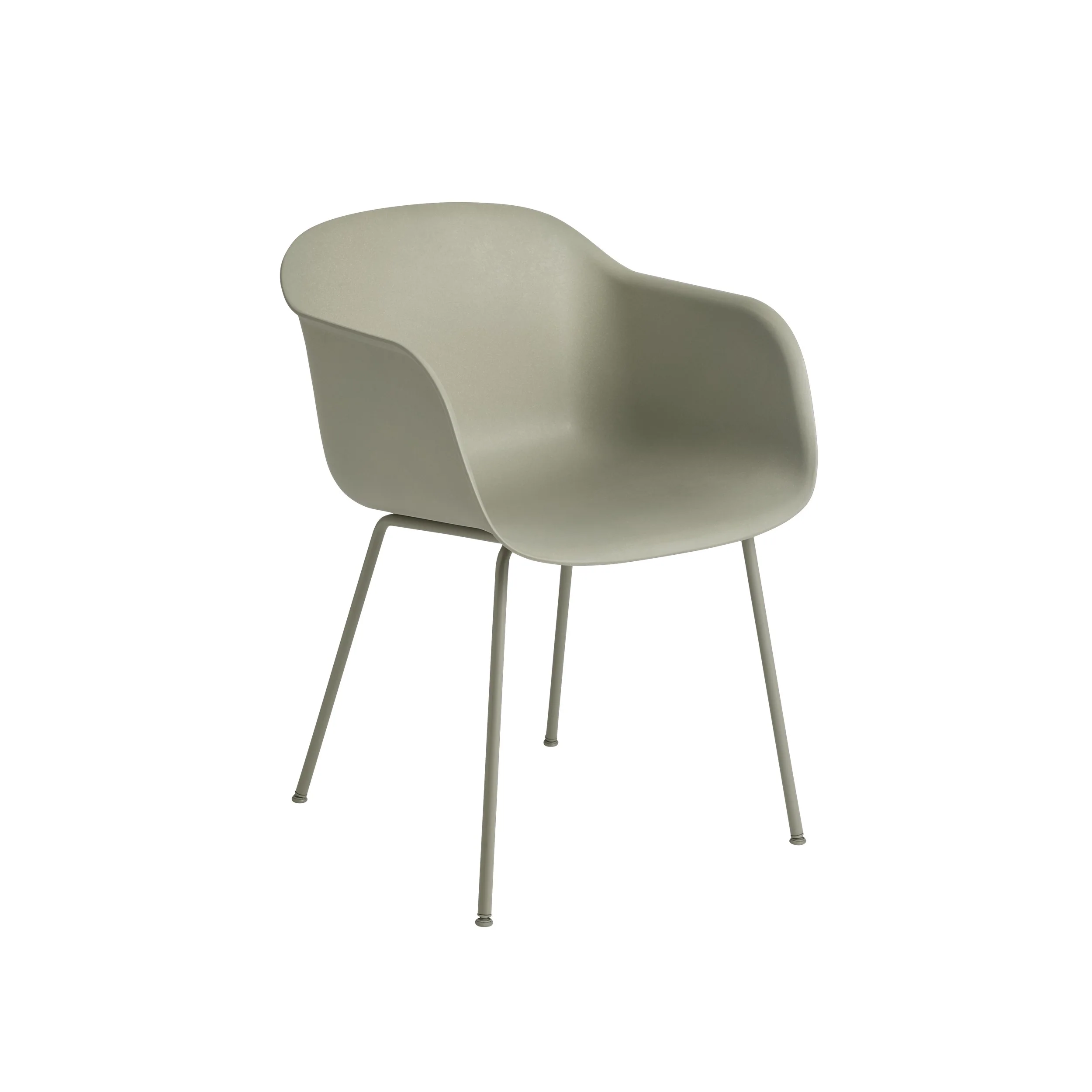 Muuto Fiber Armchair - Tube Base - Recycled Plastic - Image 4
