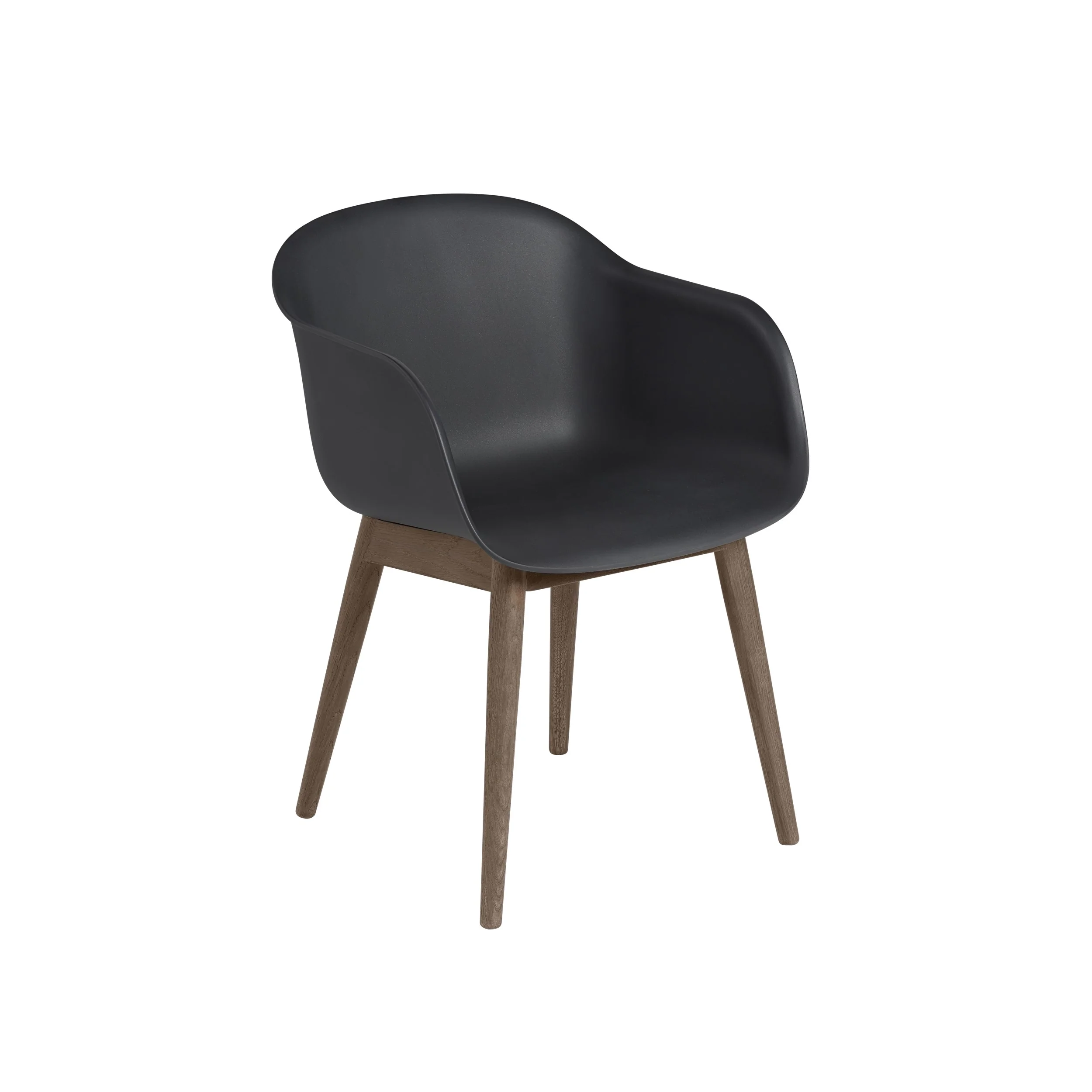 Muuto Fiber Armchair - Wood Base - Recycled Plastic - Image 6