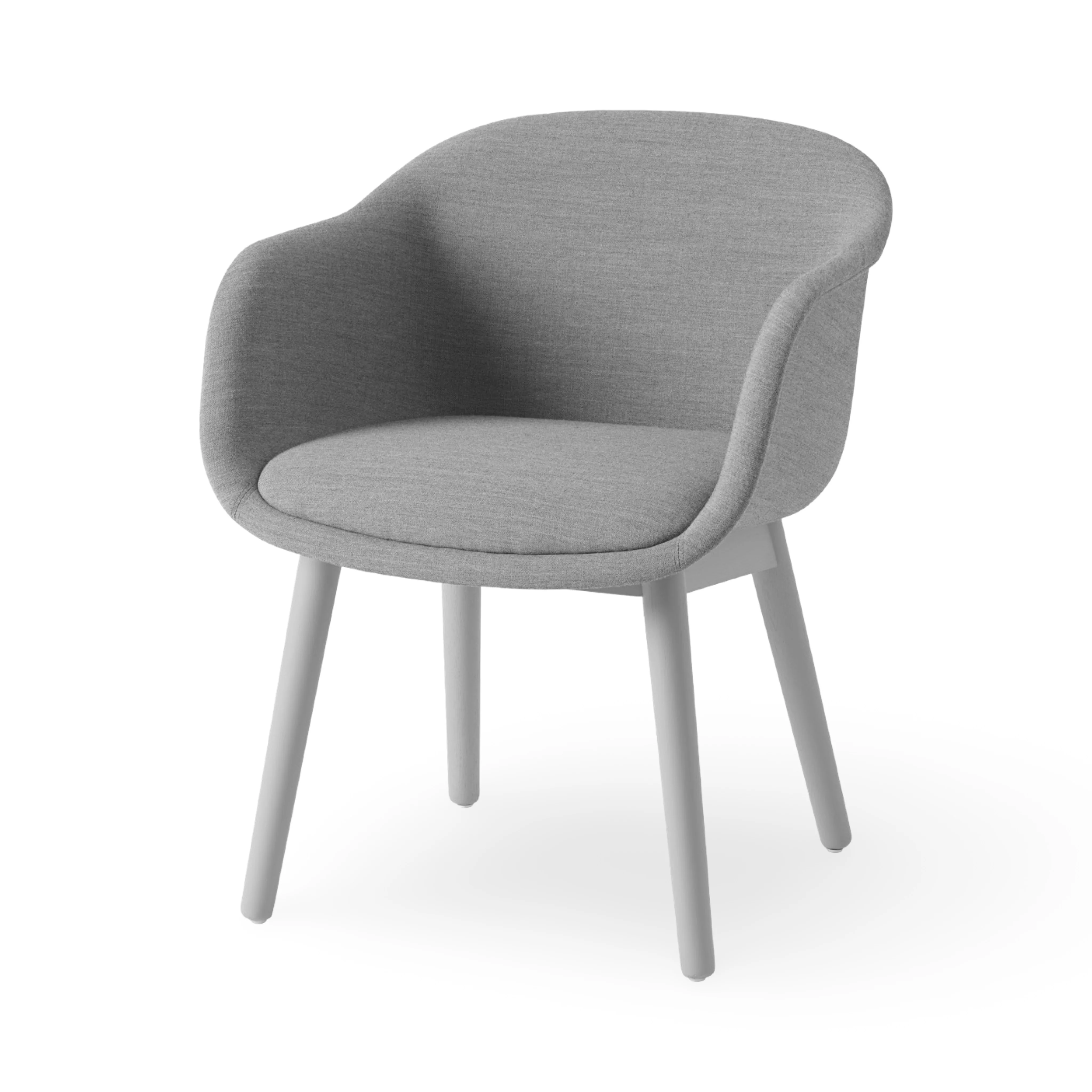 Muuto Fiber Conference Armchair - Wood Base - Image 3
