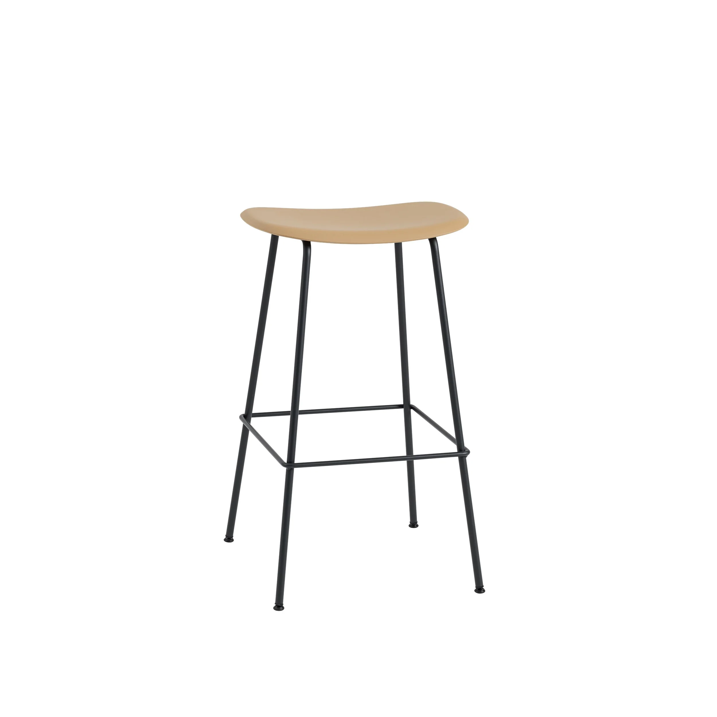 Muuto Fiber Counter & Bar Stool - Tube Base - Recycled Plastic - Image 10