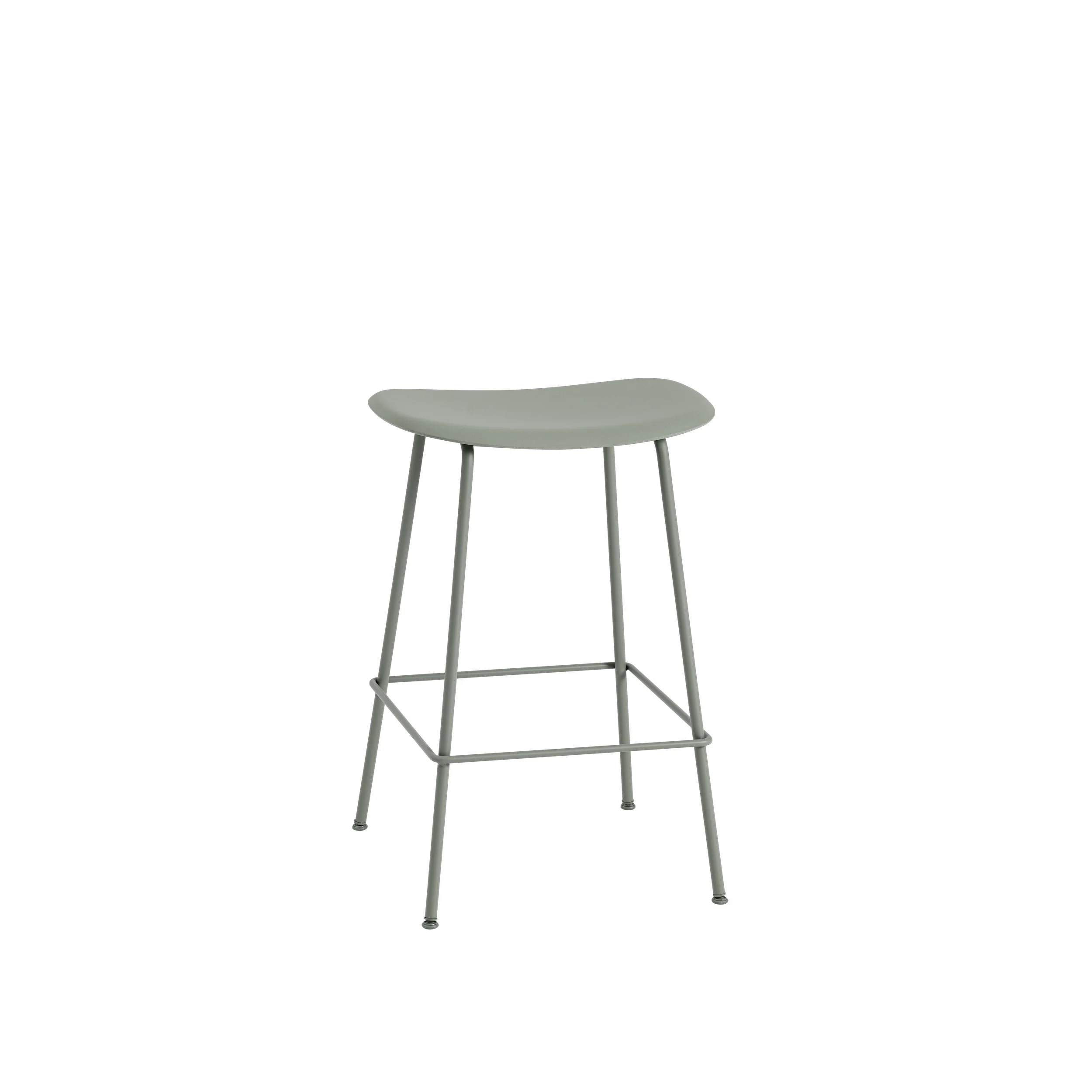 Muuto Fiber Counter & Bar Stool - Tube Base - Recycled Plastic - Image 4