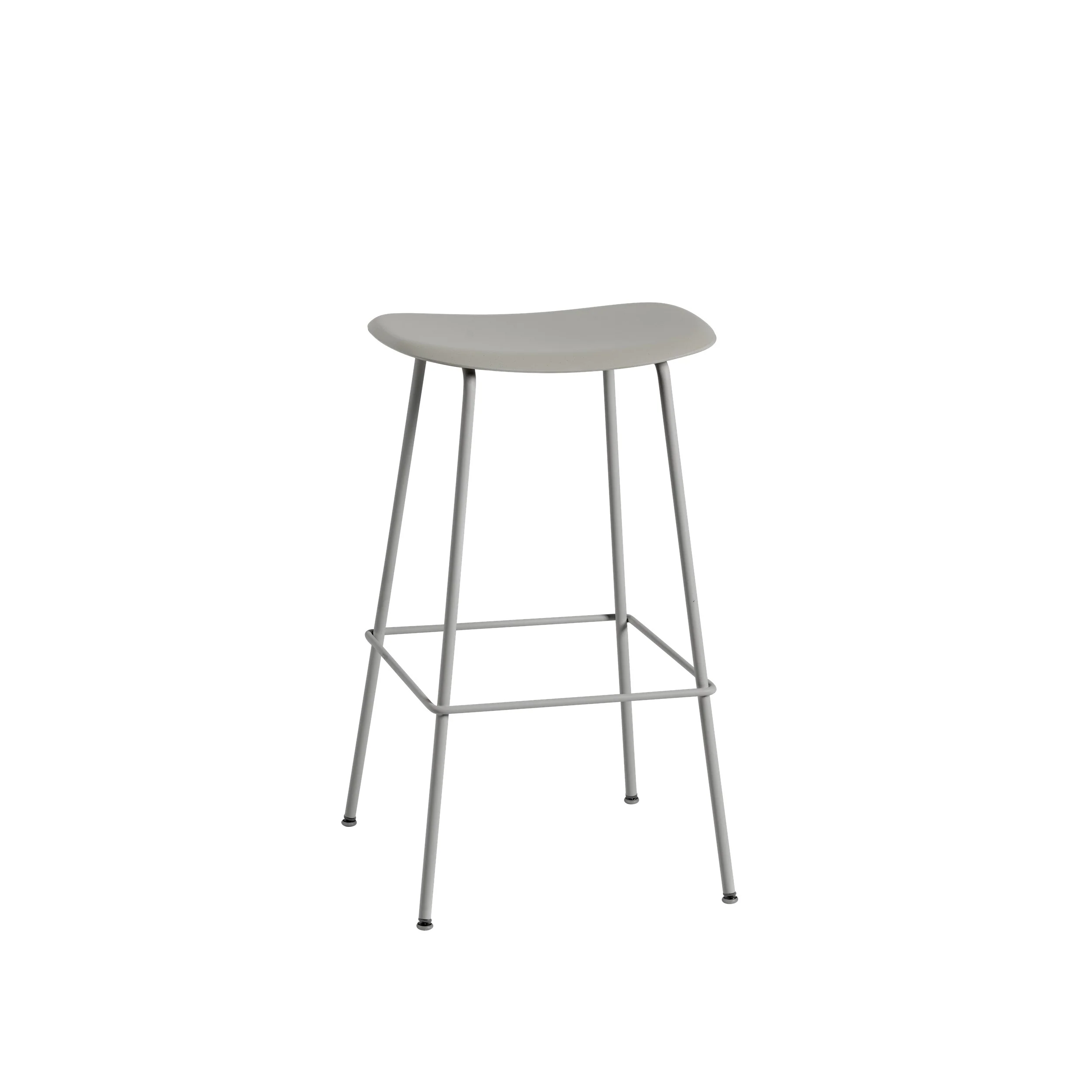 Muuto Fiber Counter & Bar Stool - Tube Base - Recycled Plastic - Image 7