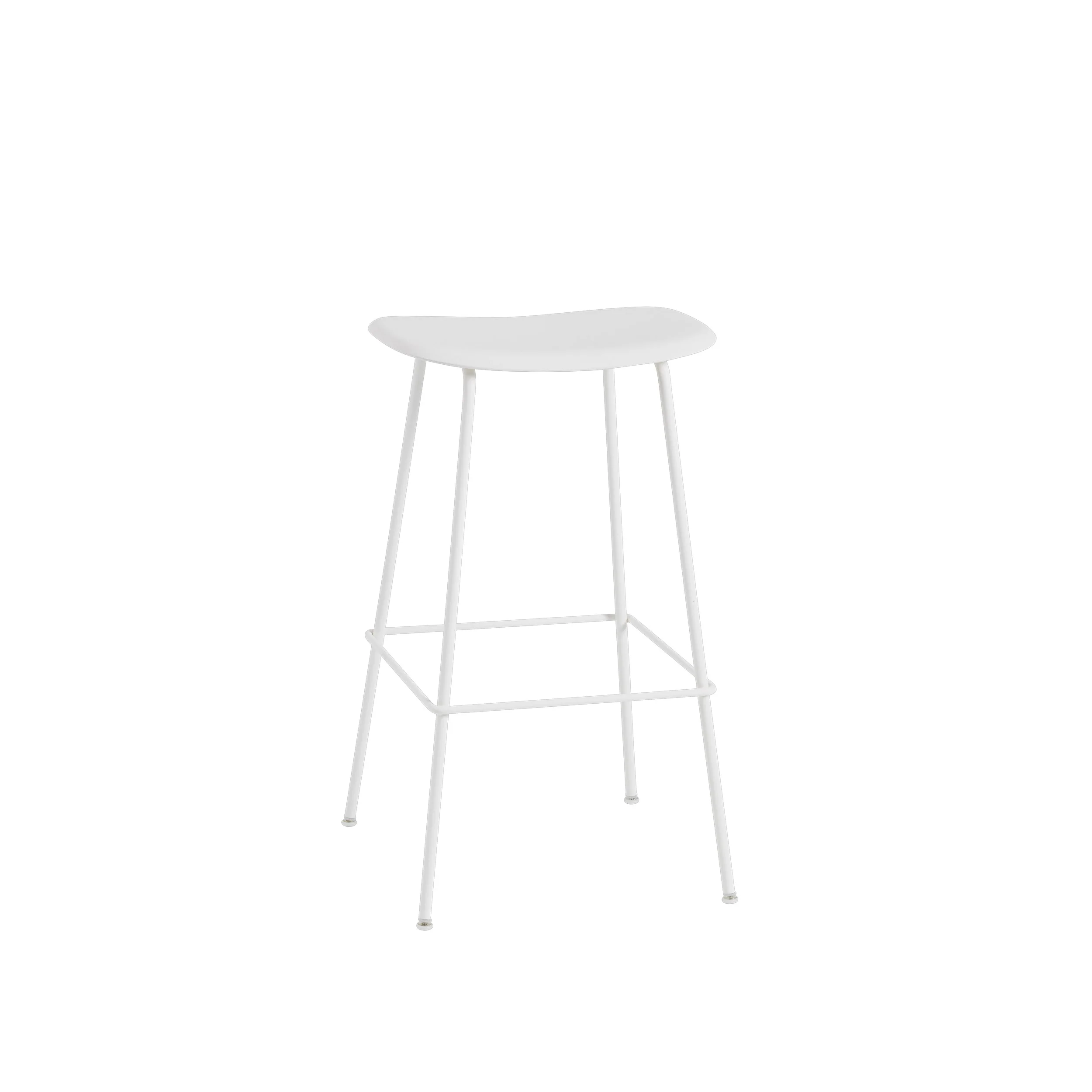Muuto Fiber Counter & Bar Stool - Tube Base - Recycled Plastic - Image 8