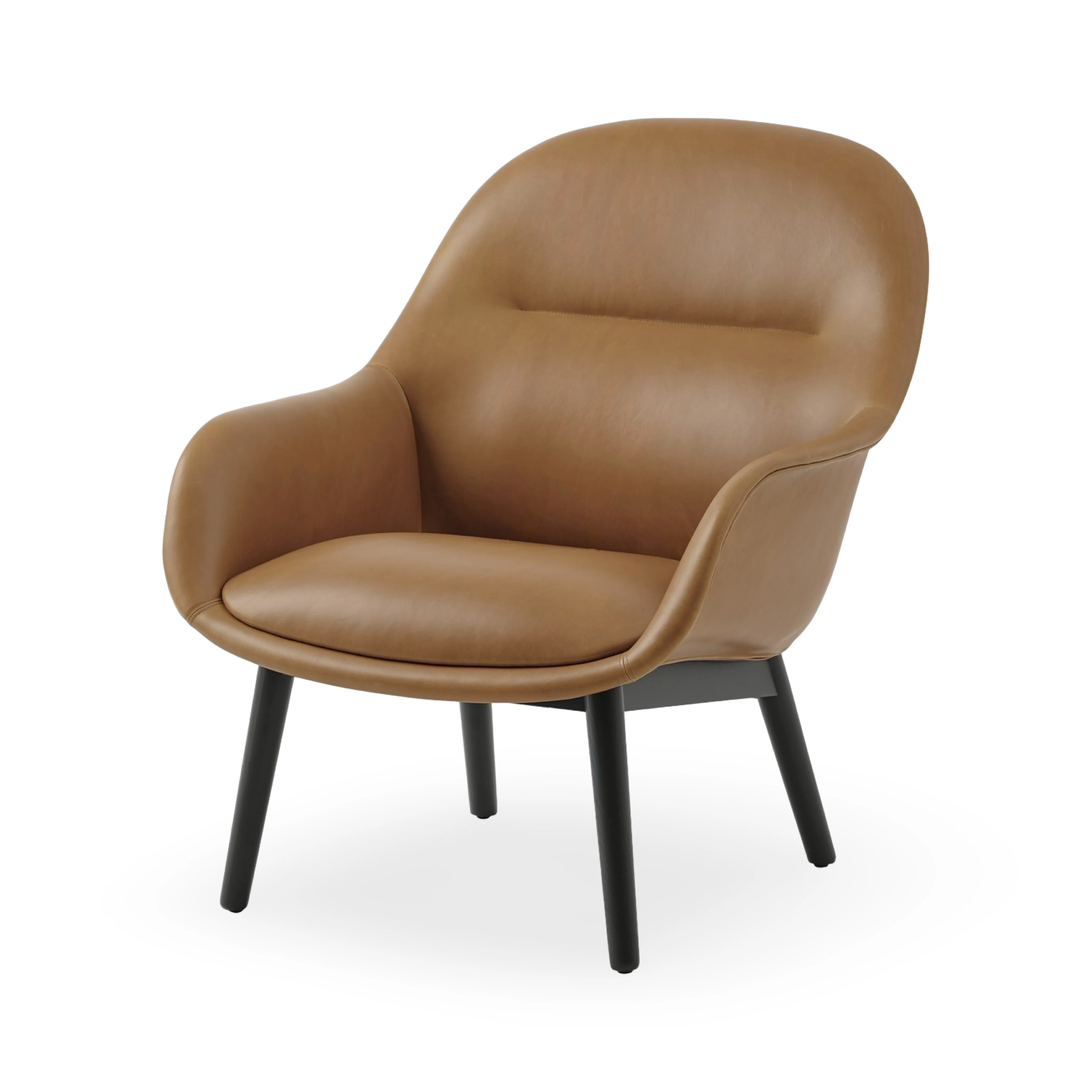 Muuto Fiber Lounge Armchair - Wood Base - Image 2