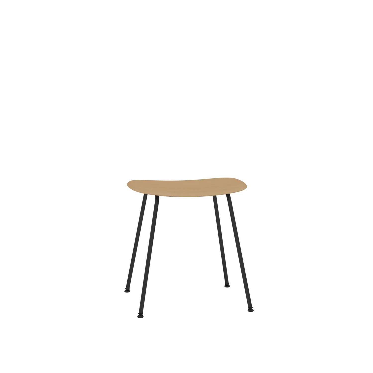 Muuto Fiber Low Stool - Tube Base - Recycled Plastic - Image 6