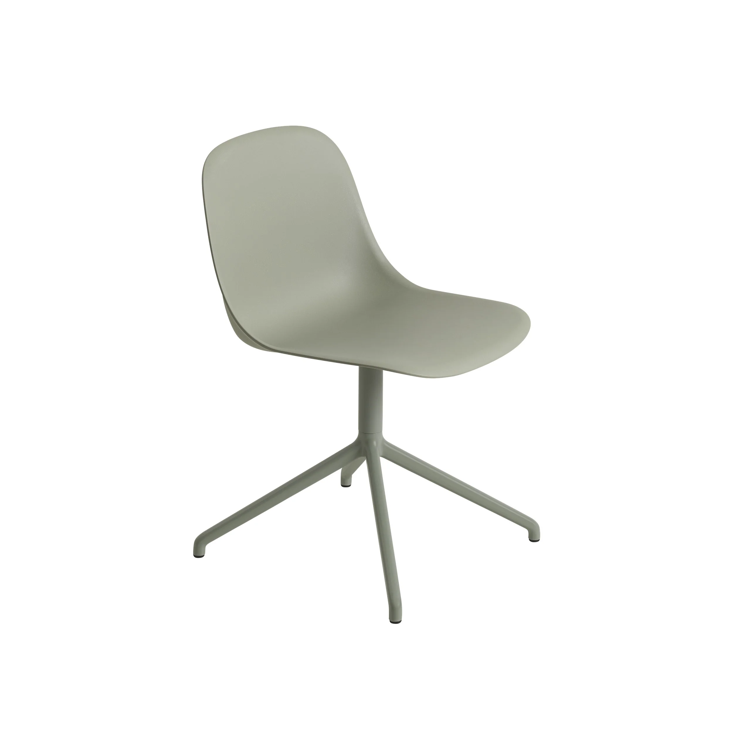 Muuto Fiber Side Chair - Swivel Base - Recycled Plastic - Image 4
