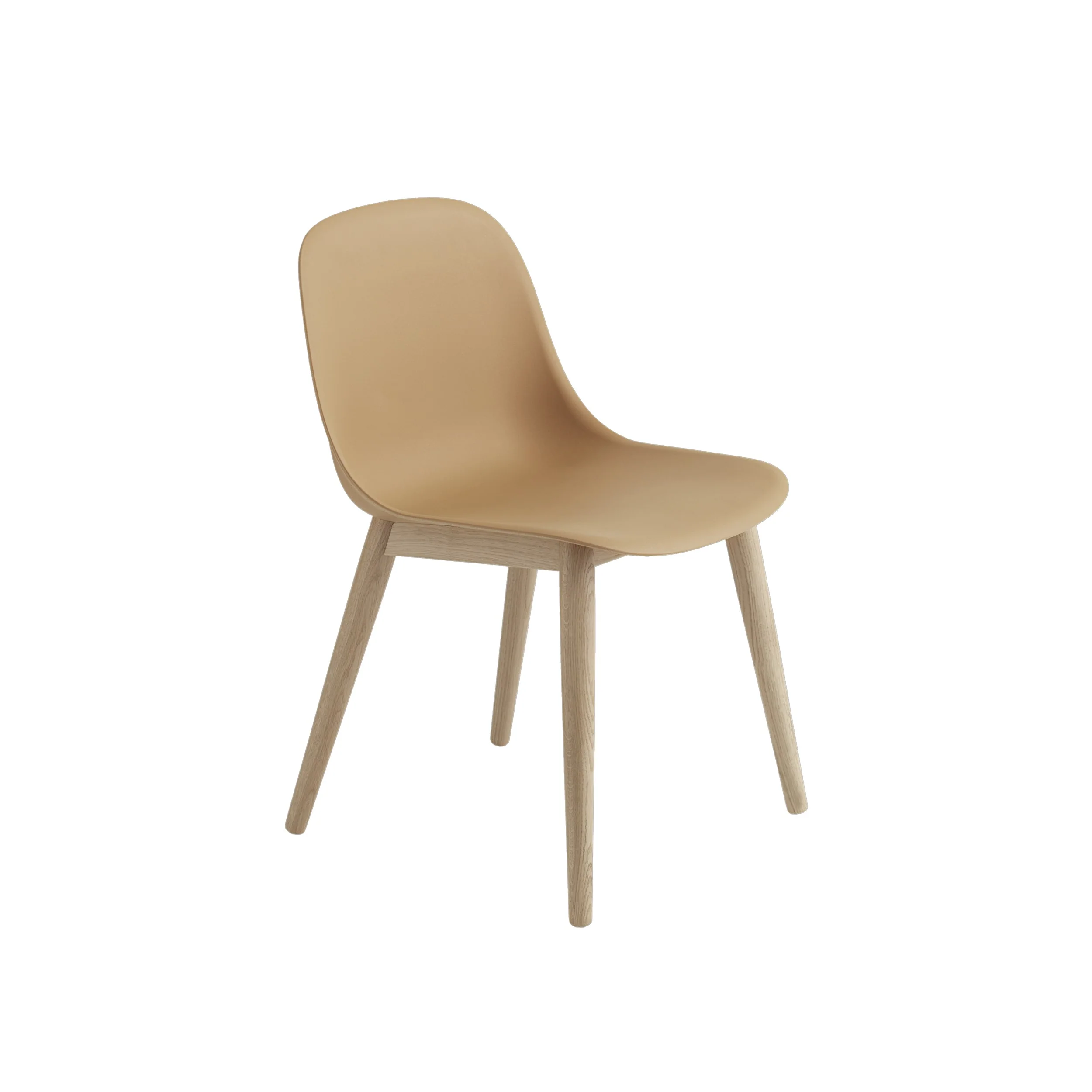 Muuto Fiber Side Chair - Wood Base - Recycled Plastic - Image 5