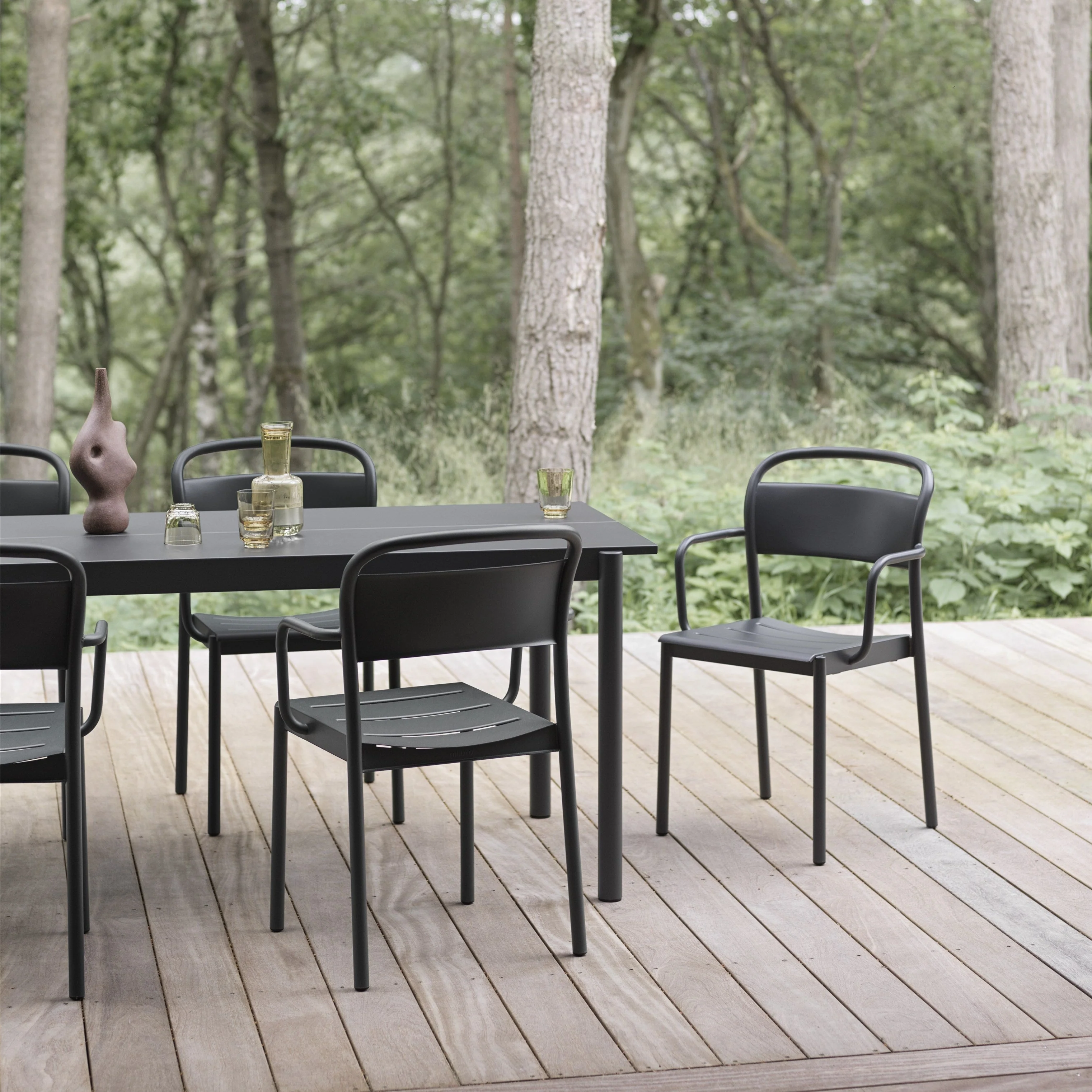 Muuto Linear Steel Outdoor Armchair - Image 7