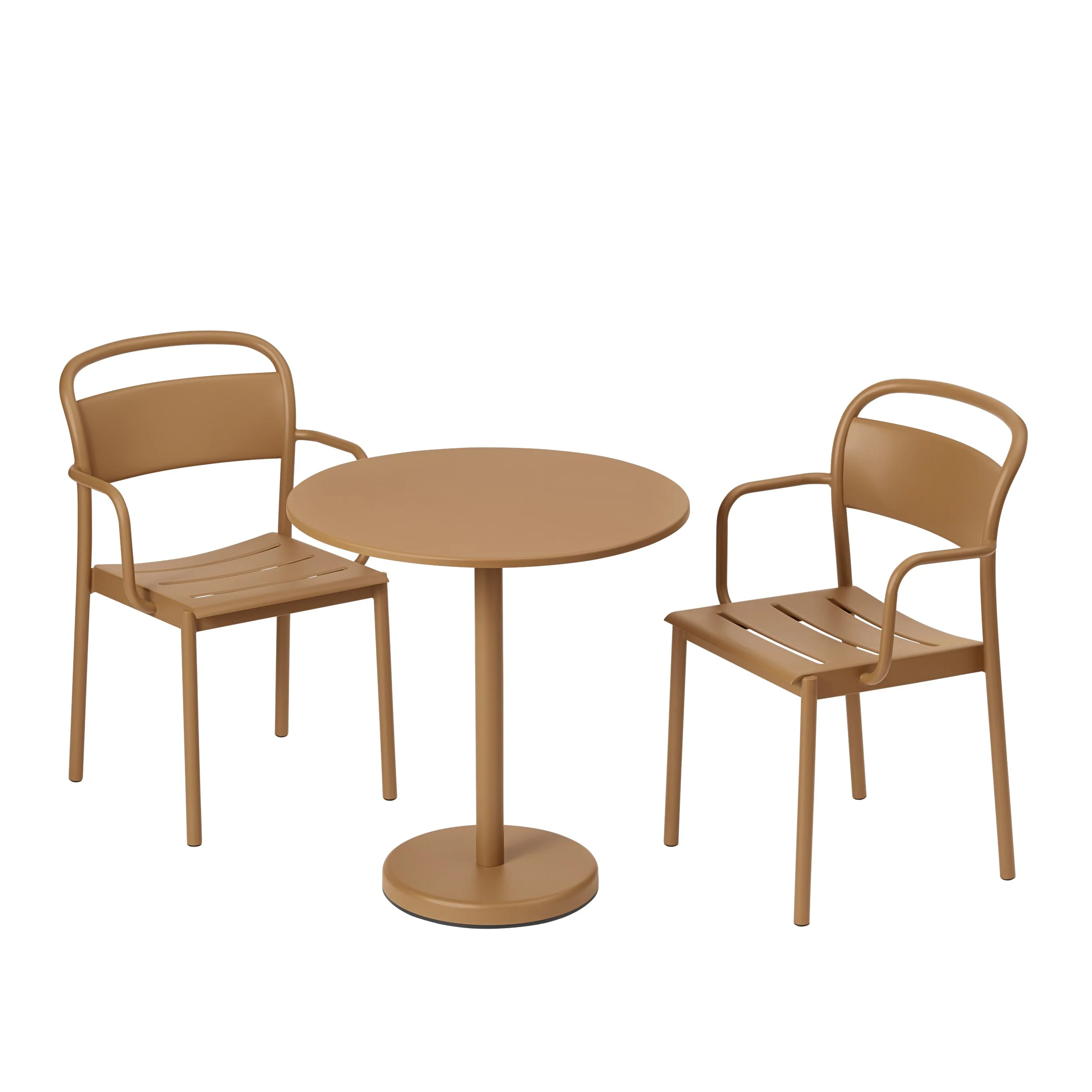Muuto Linear Steel Outdoor Cafe Table - Round - Image 7