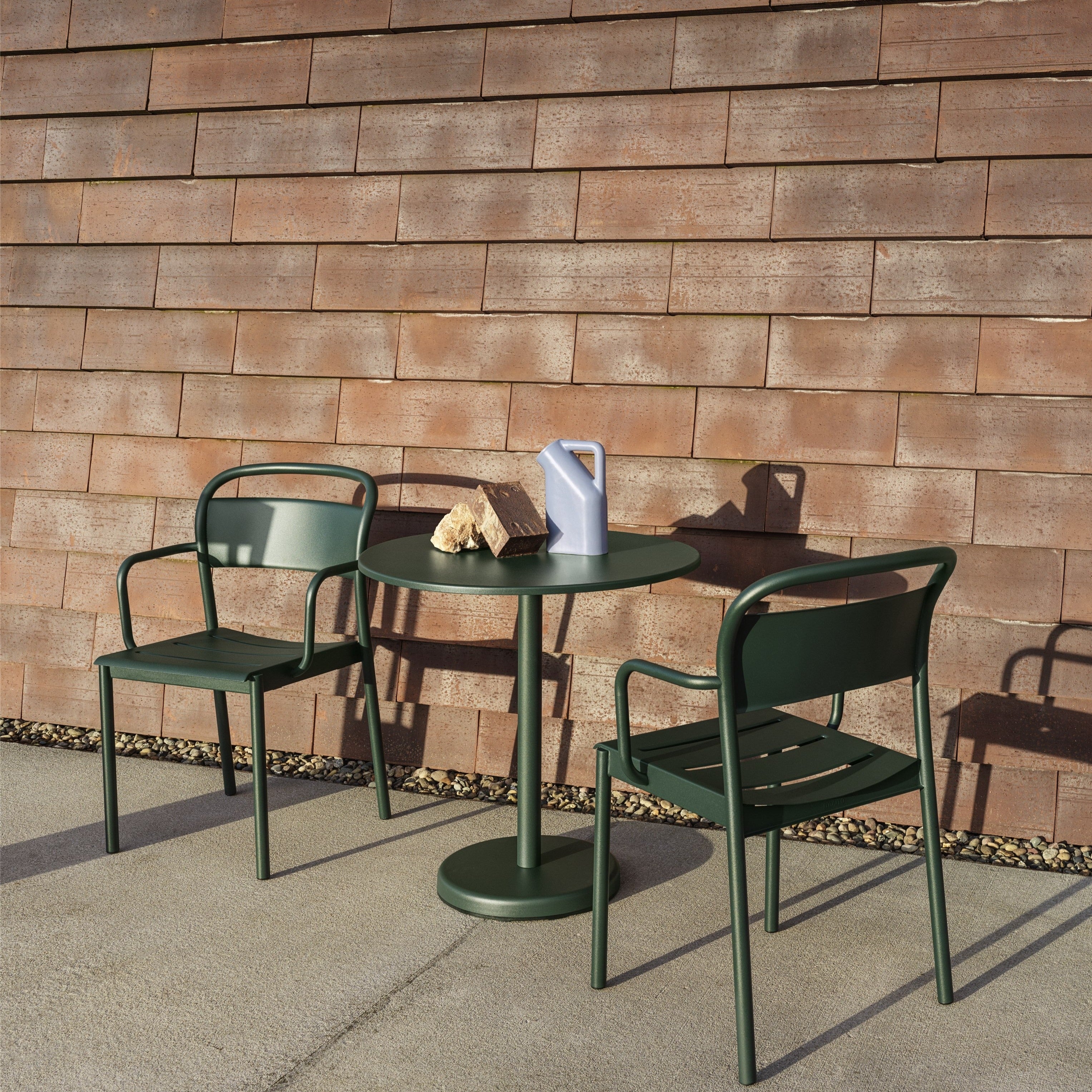 Muuto Linear Steel Outdoor Cafe Table - Round - Image 8