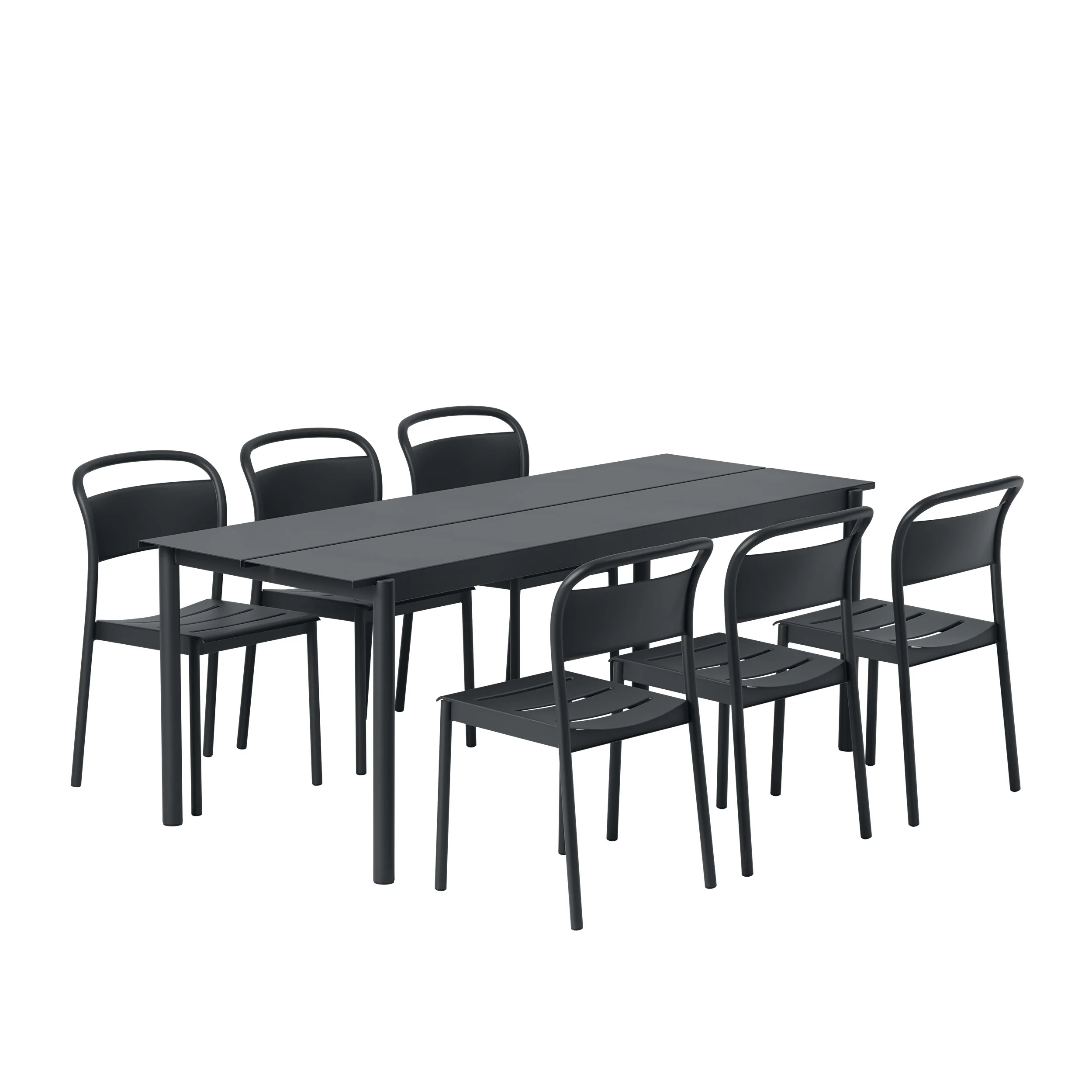 Muuto Linear Steel Outdoor Side Chair - Image 6