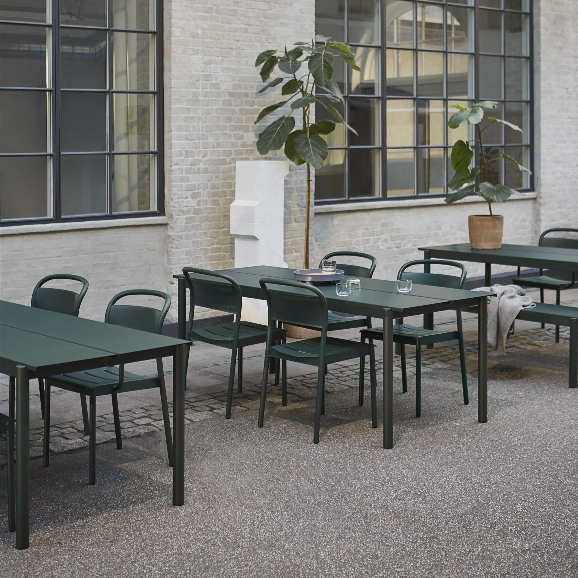 Muuto Linear Steel Outdoor Side Chair - Image 7