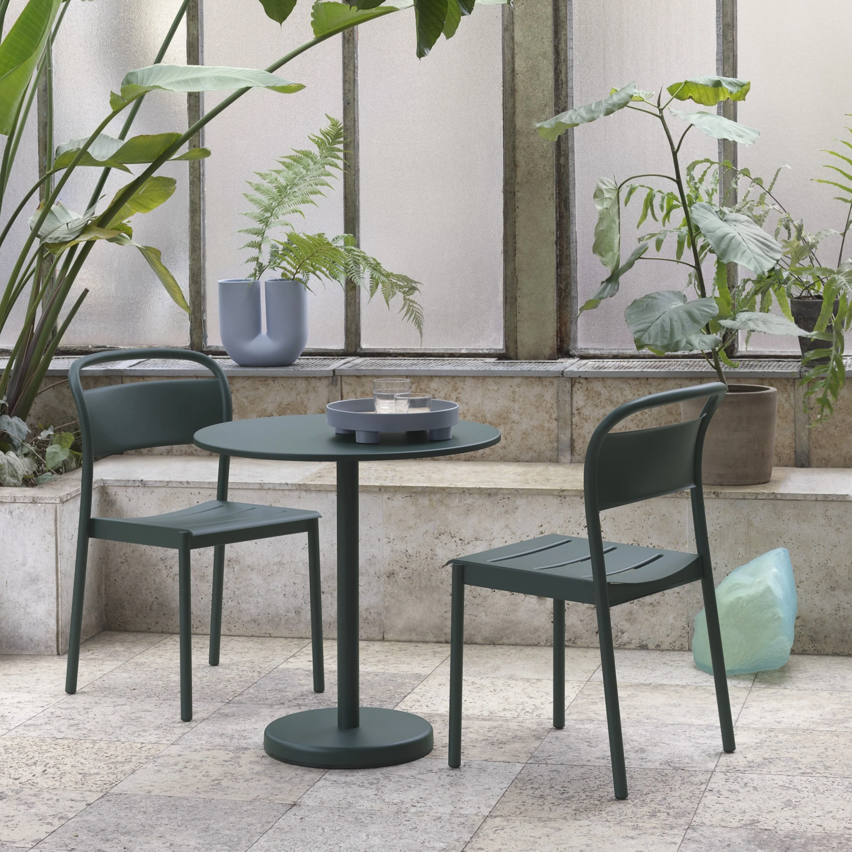 Muuto Linear Steel Outdoor Side Chair - Image 8