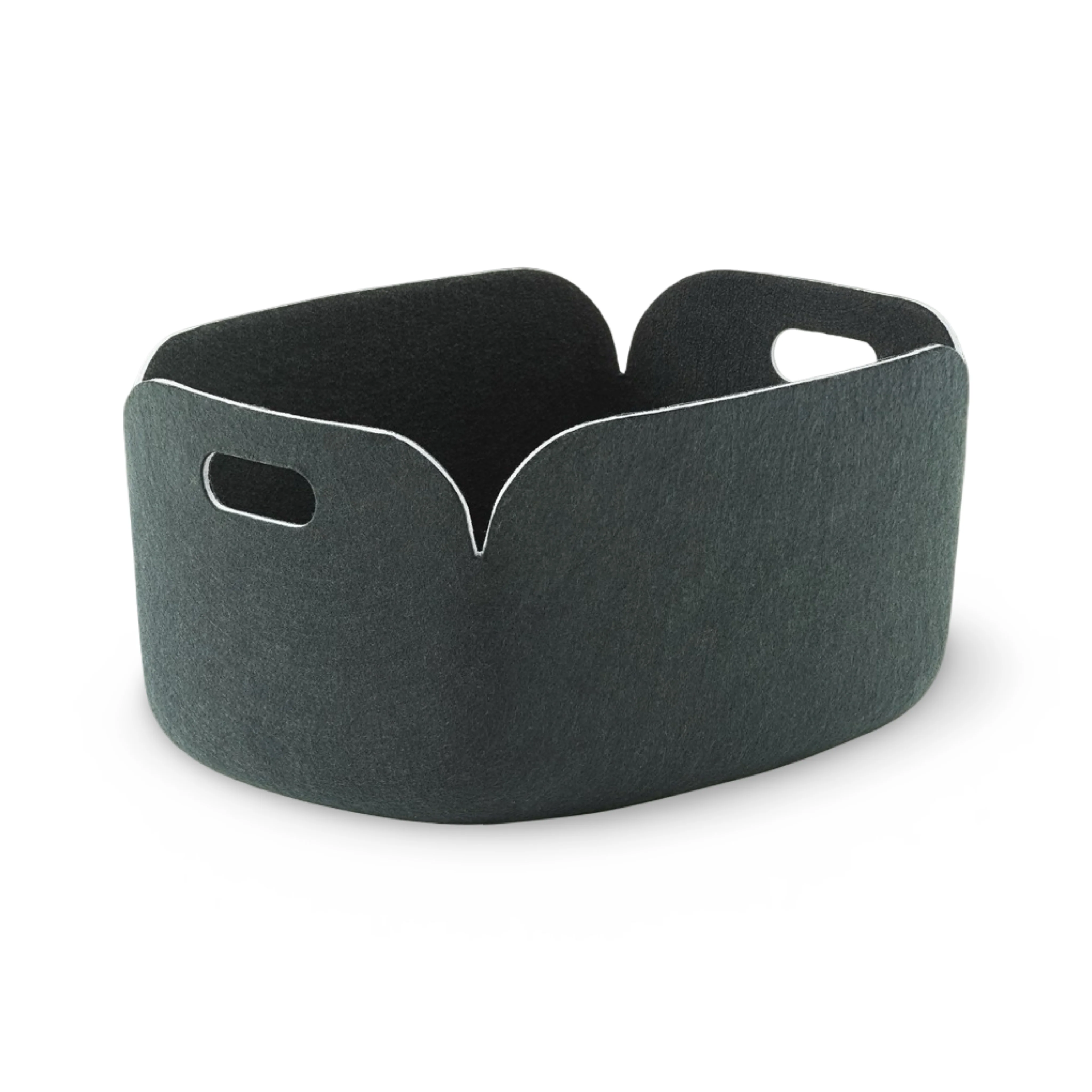 Muuto Restore Basket 48x35cm - Dark Green