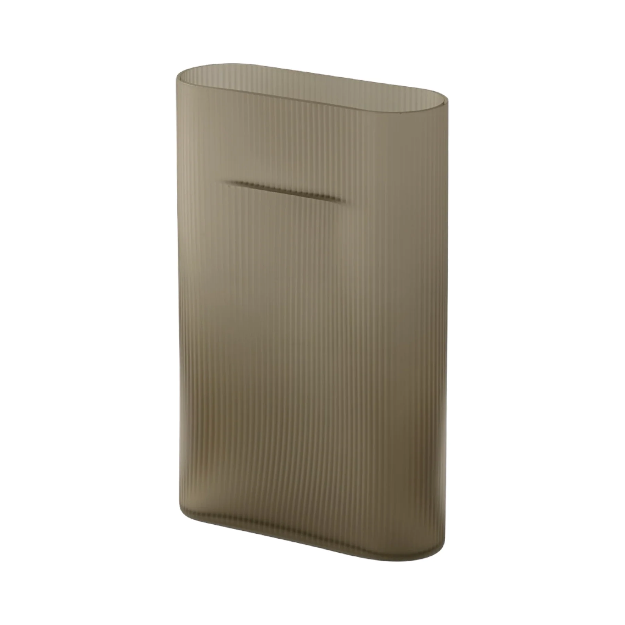 Muuto Ridge Vase Frosted Glass - H35cm - Image 2