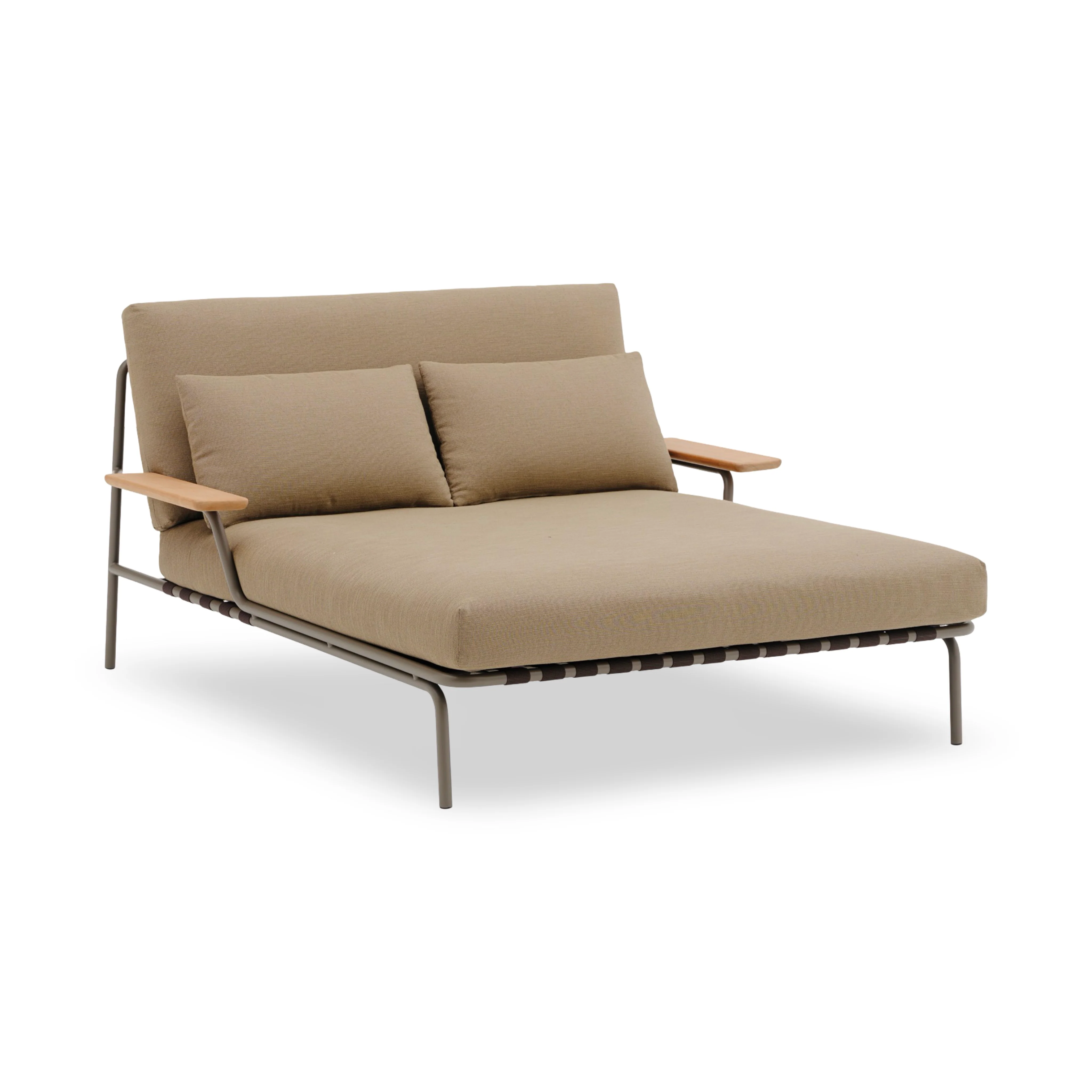 Muuto Settle Outdoor Lounge Bed with Armrest - Image 3