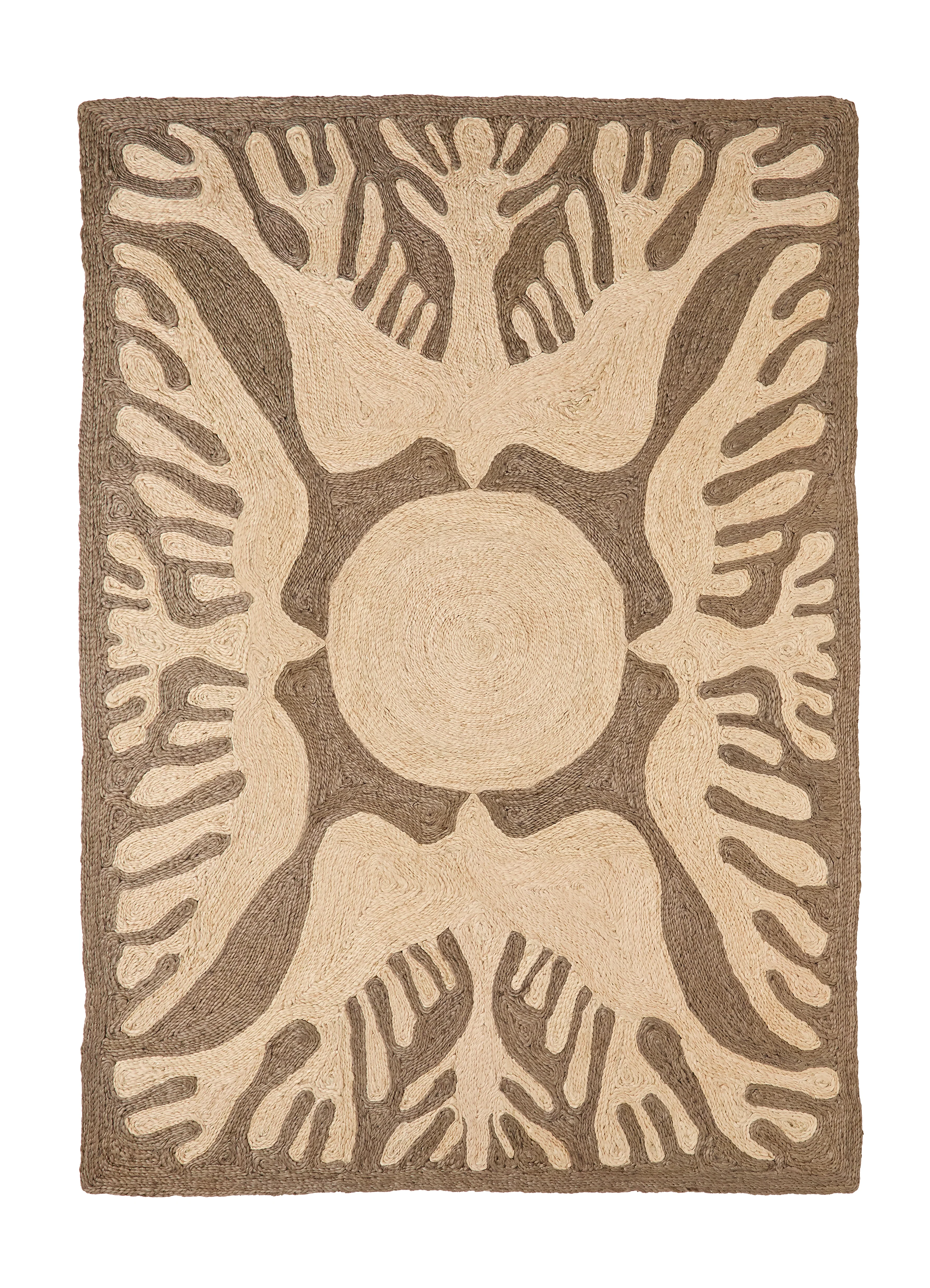 Nanimarquina Lucia Eames Sunbirds Charcoal Rug